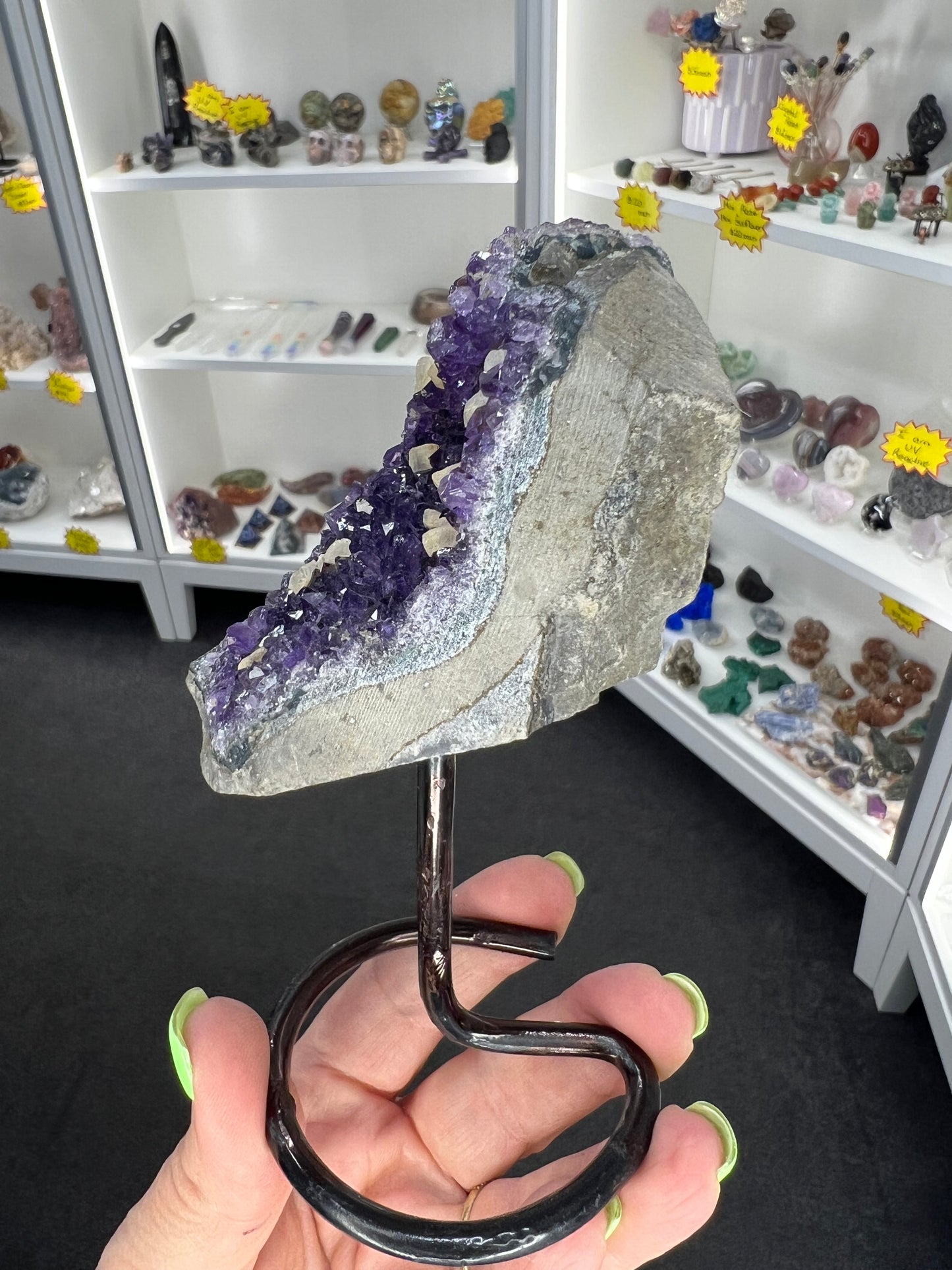 Amethyst Cluster on Stand