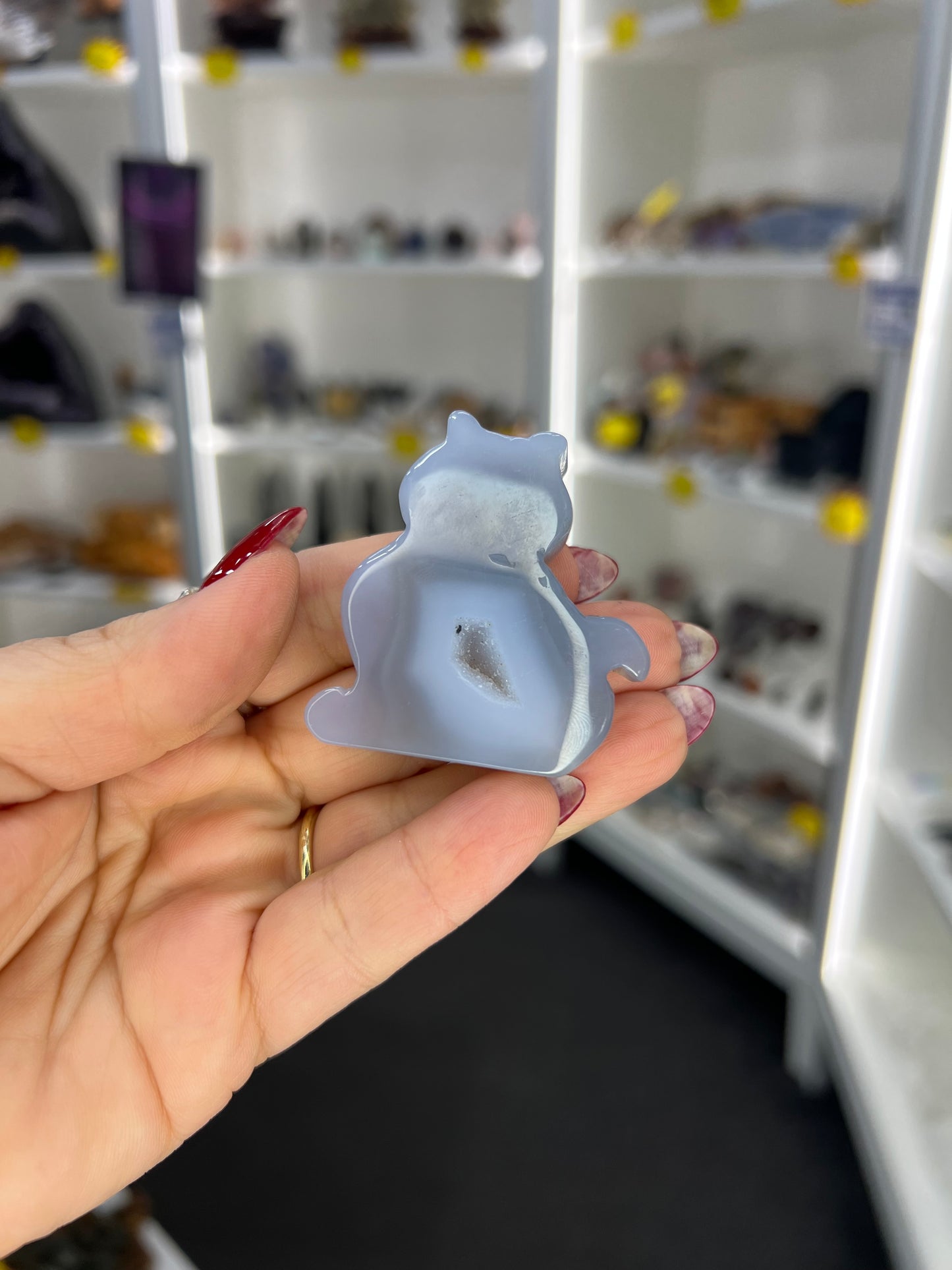 Druzy Agate Cat