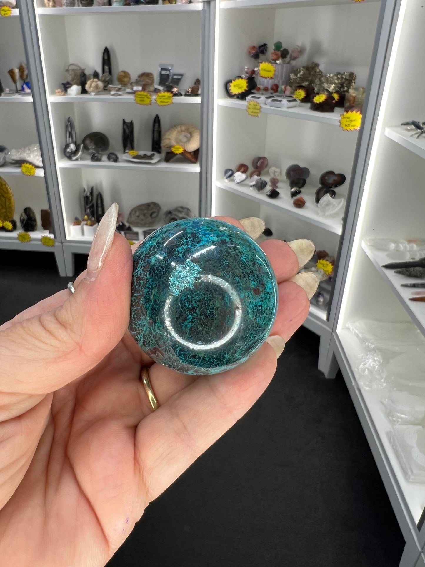 Phoenix Turquoise Sphere on Stand