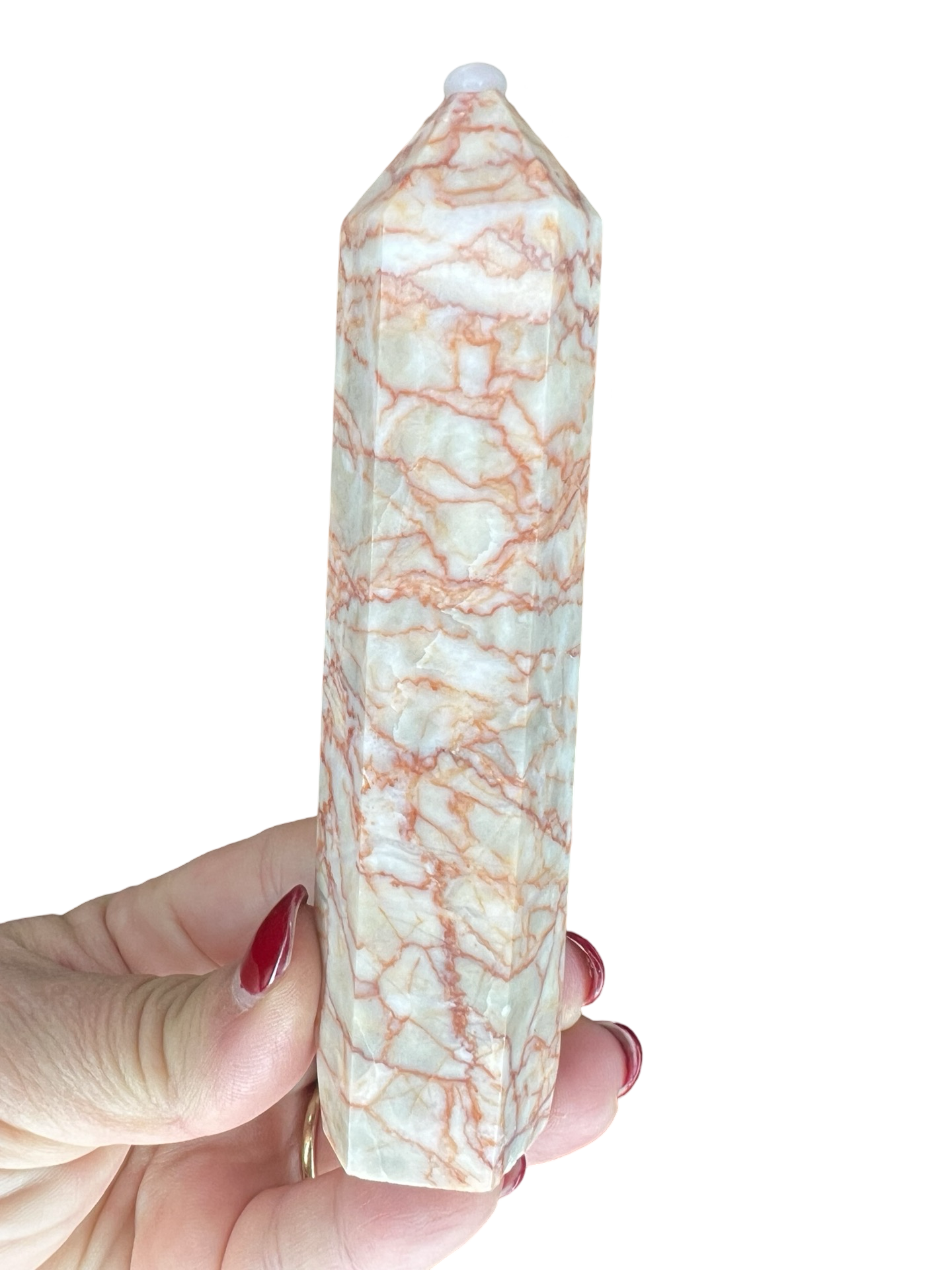Red Vein Jasper Tower