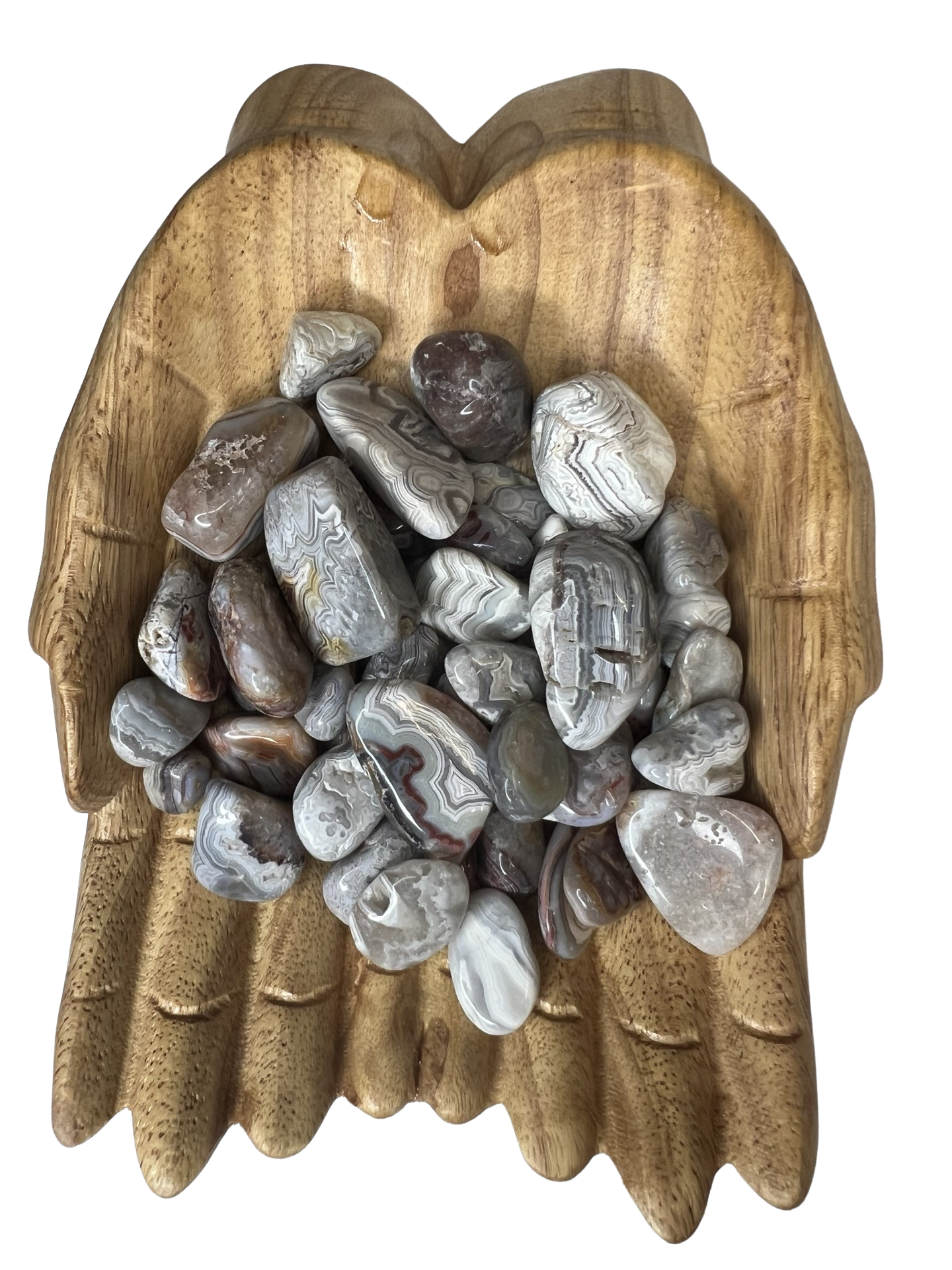 Mexican Lace Agate Tumble