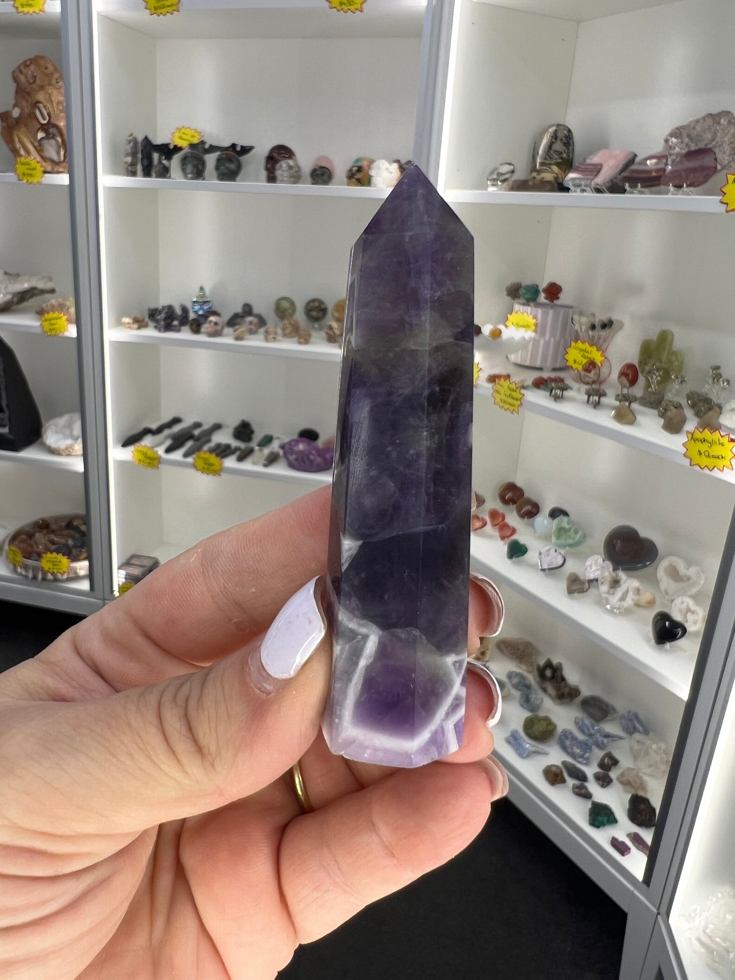 Chevron / Dream Amethyst Tower