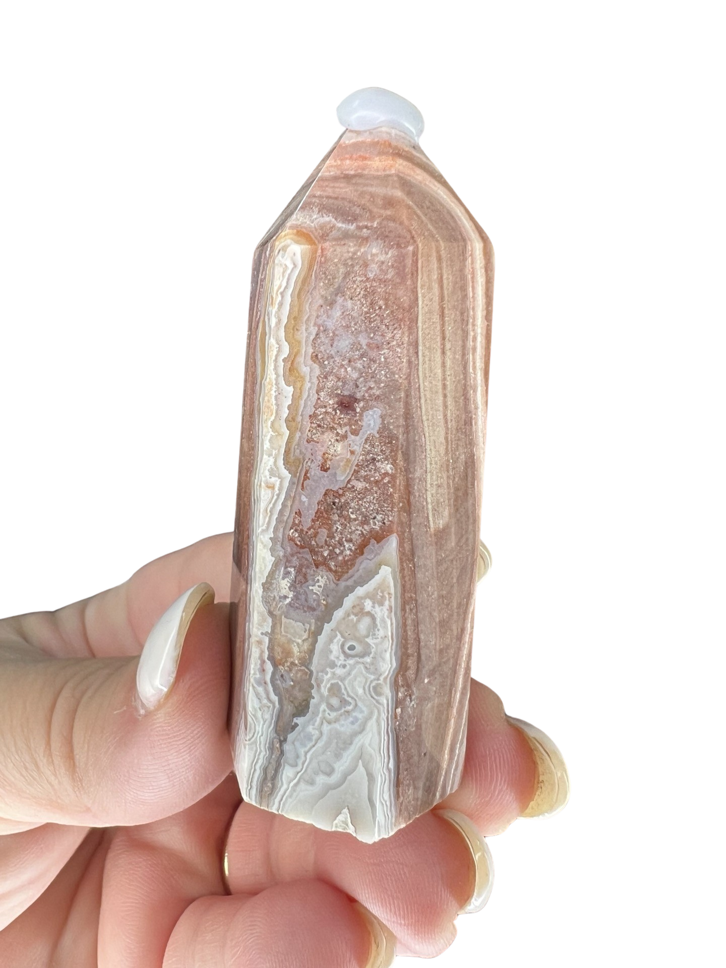 Mexican Lace Agate Tower