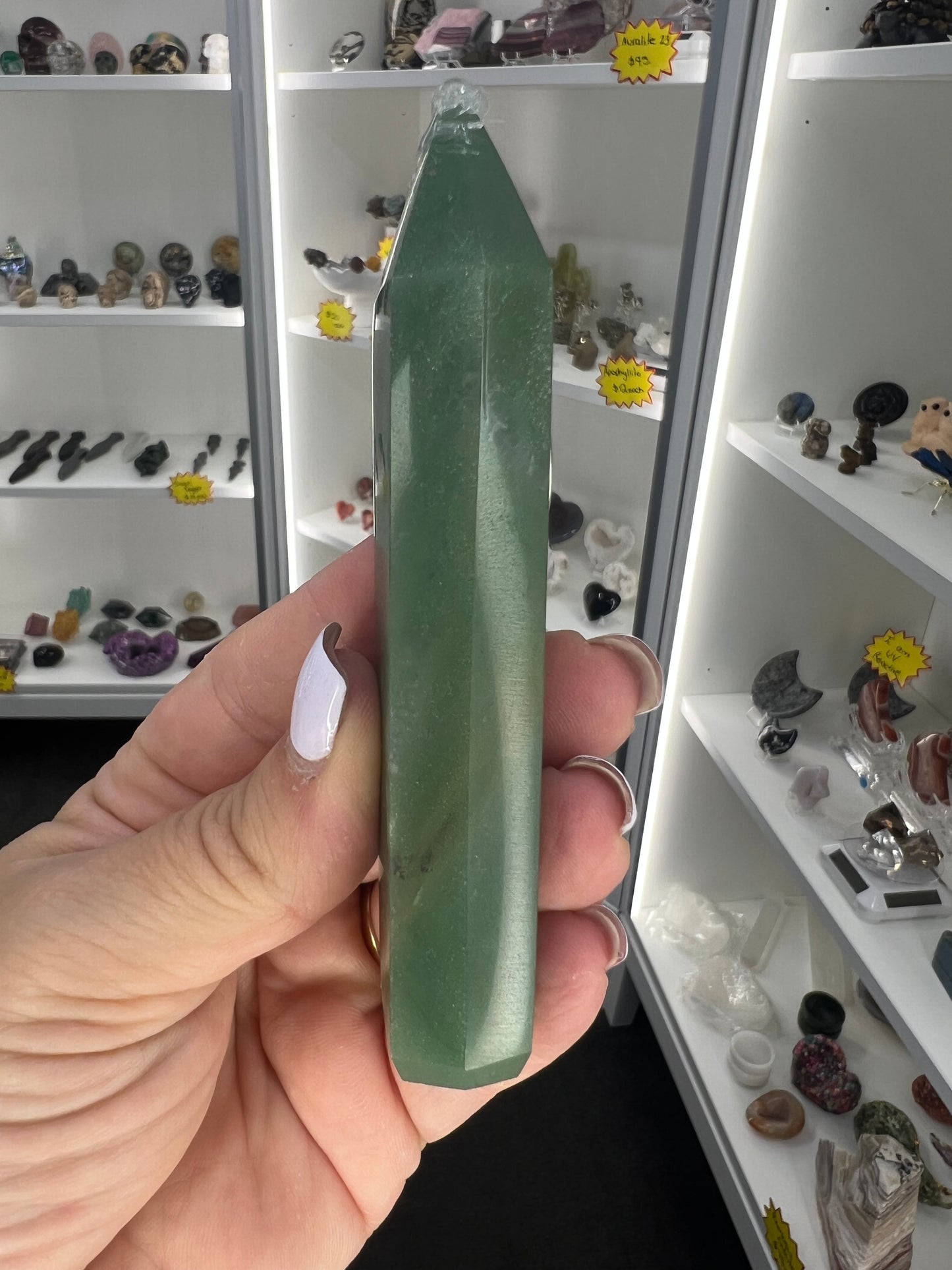 Green Aventurine Pipe