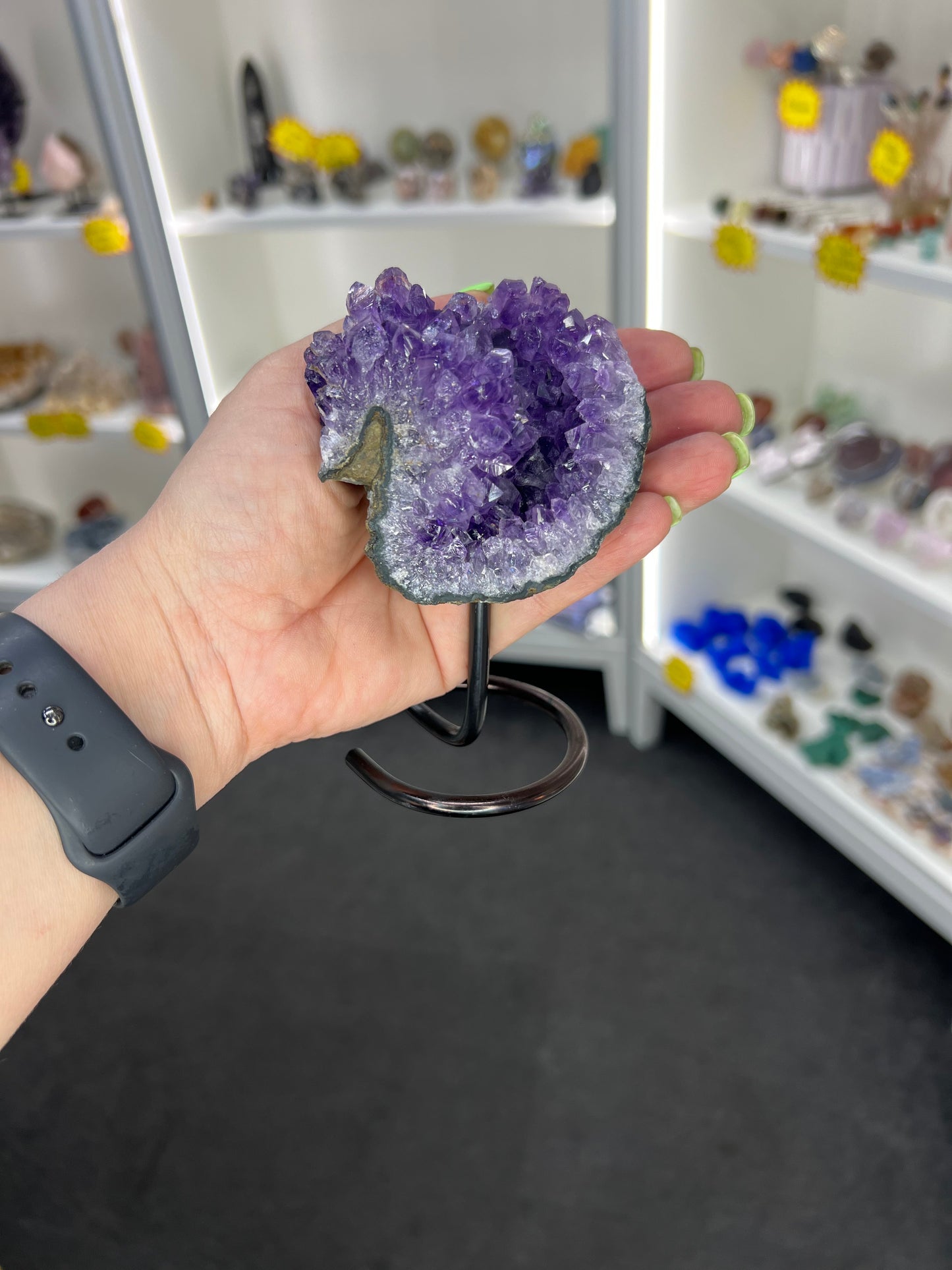 Amethyst Cluster on Stand