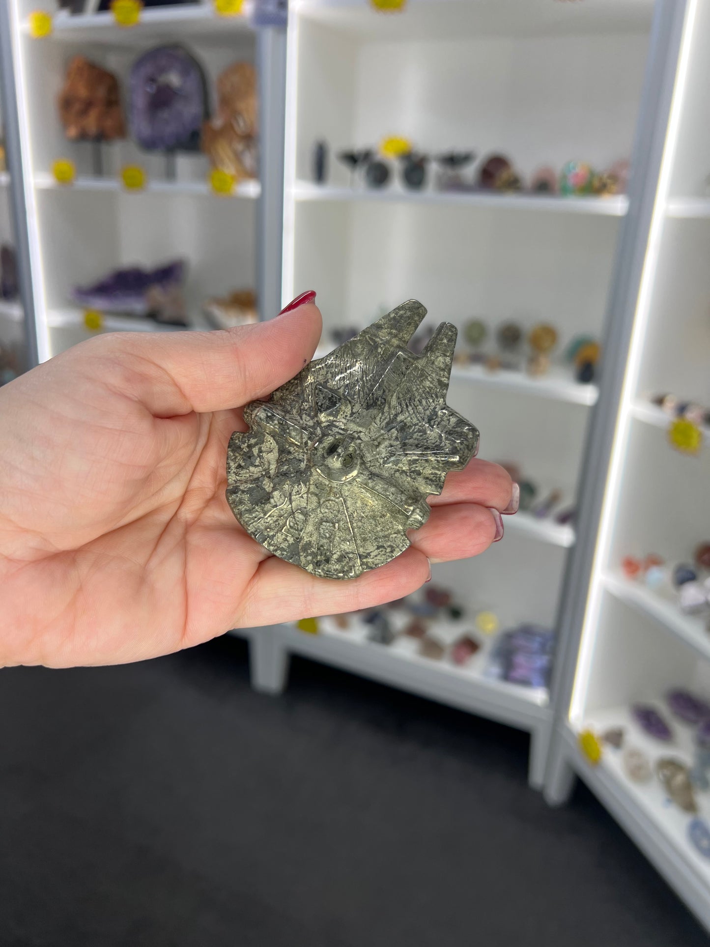 Pyrite Millenium Falcon