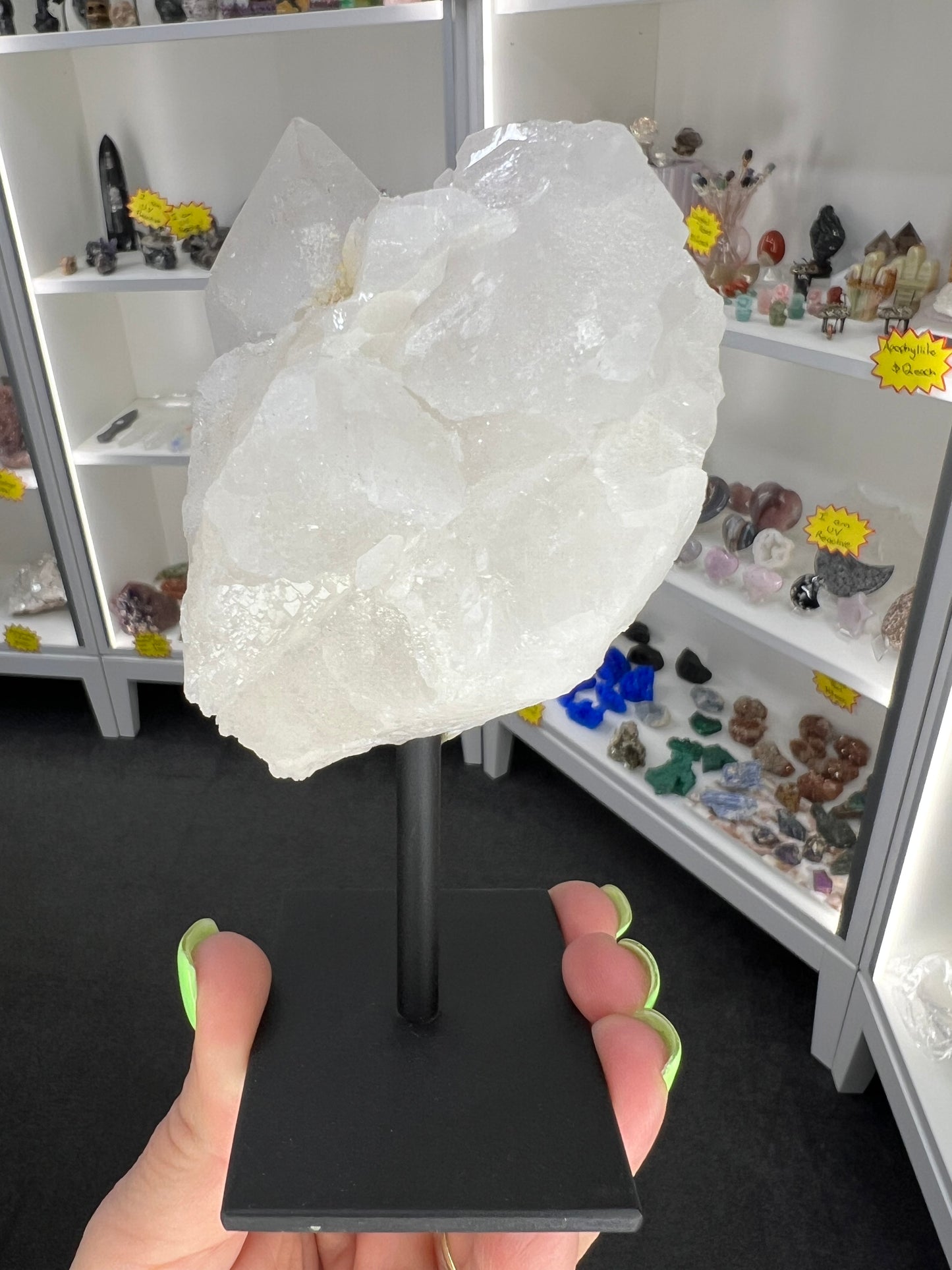 Clear Quartz on Stand