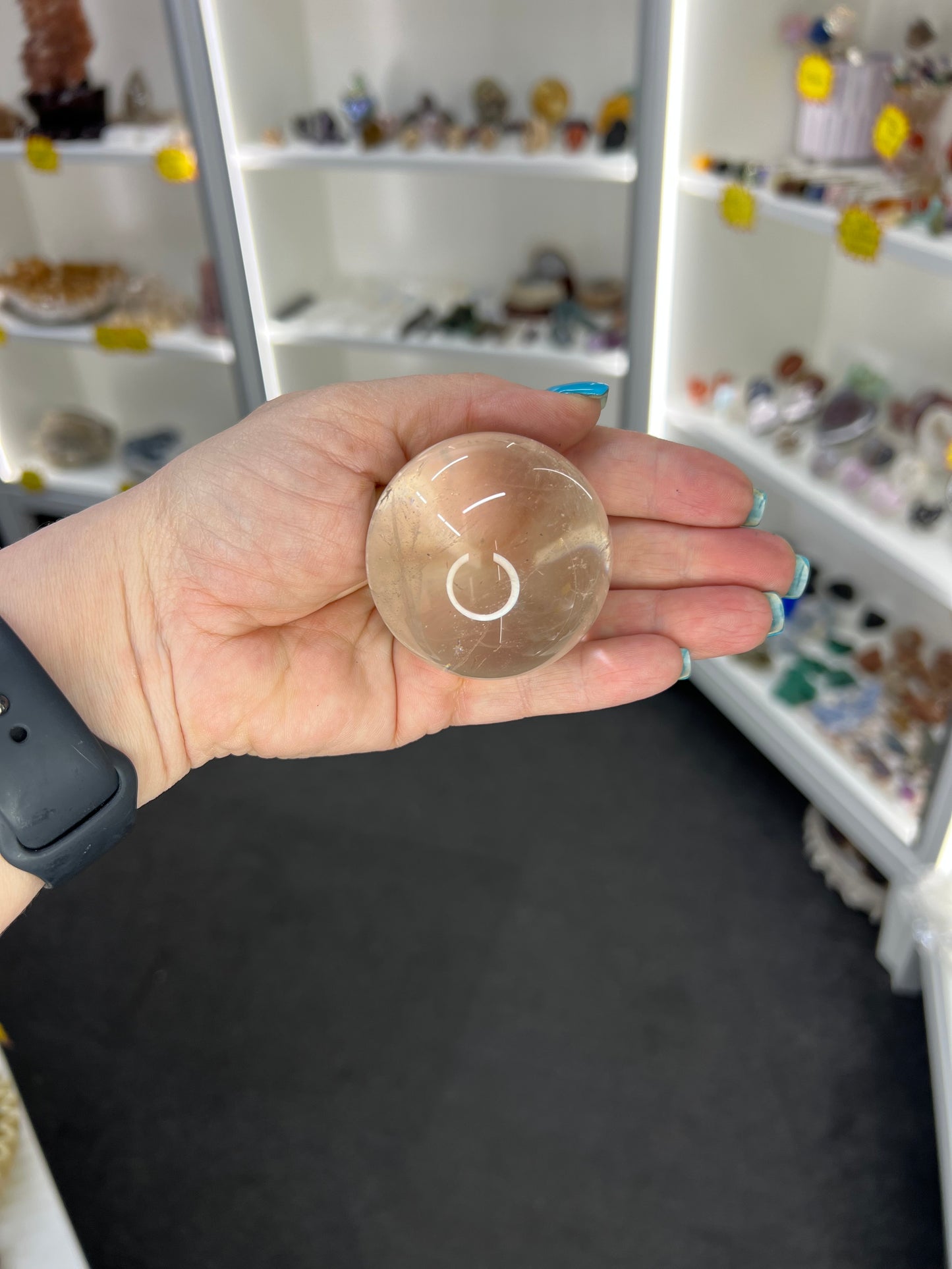 Clear Quartz Sphere with Stand