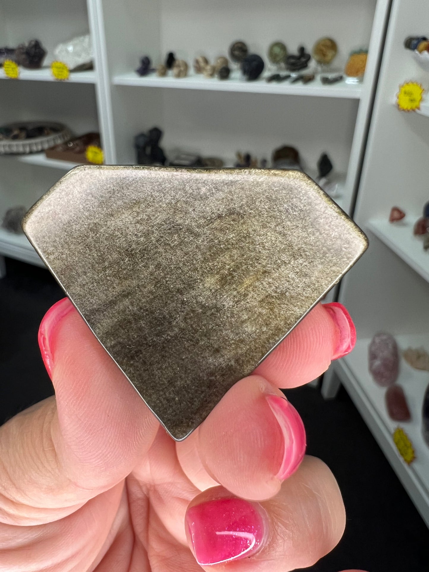 Golden Sheen Obsidian Superman Symbol