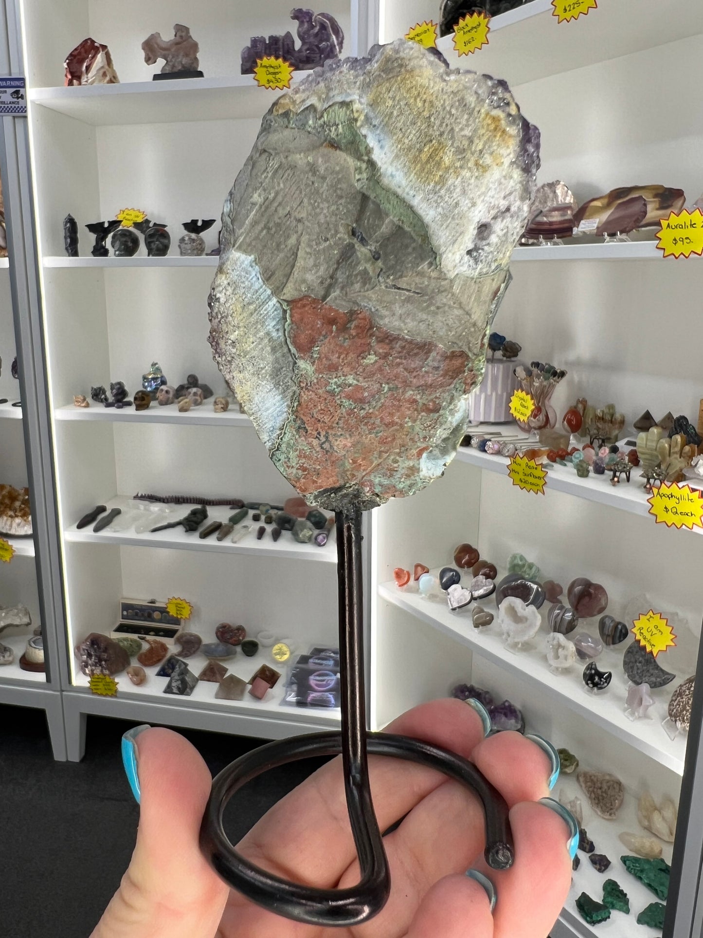 Amethyst Cluster on Stand
