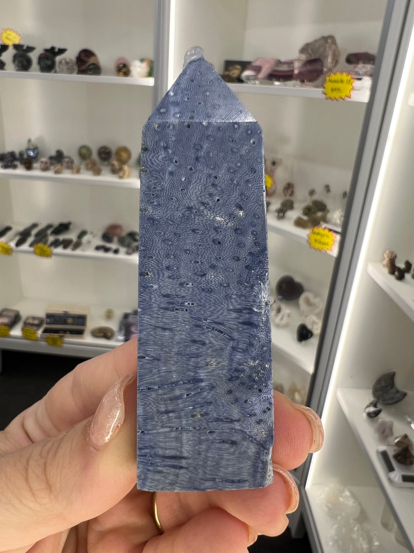 Blue Coral Jade Tower