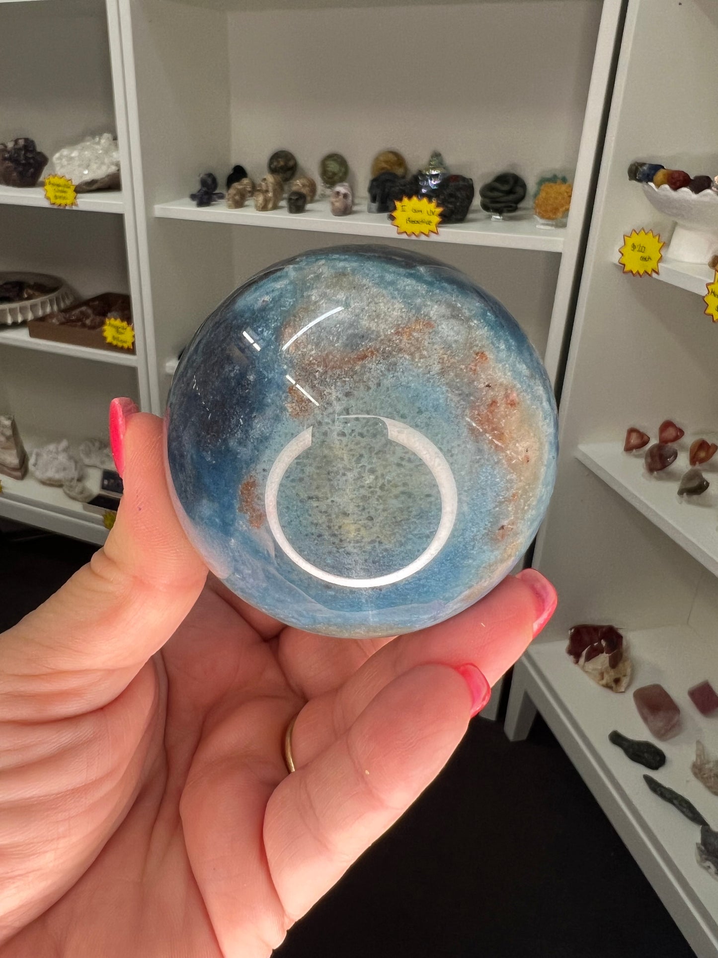 Trolleite Sphere with Stand