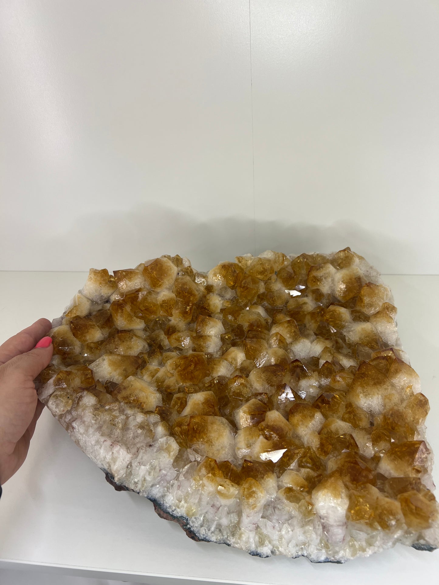 Huge Citrine Cluster