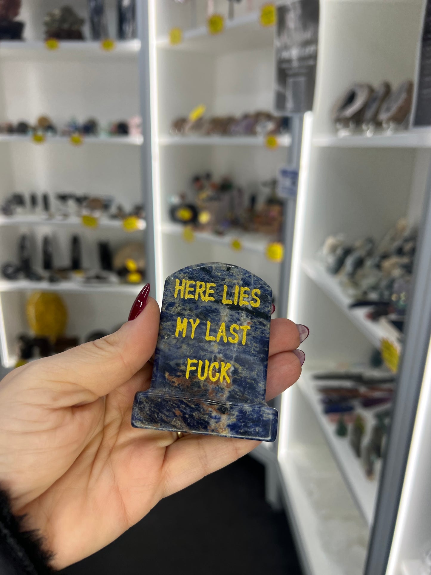 Sodalite Tombstone
