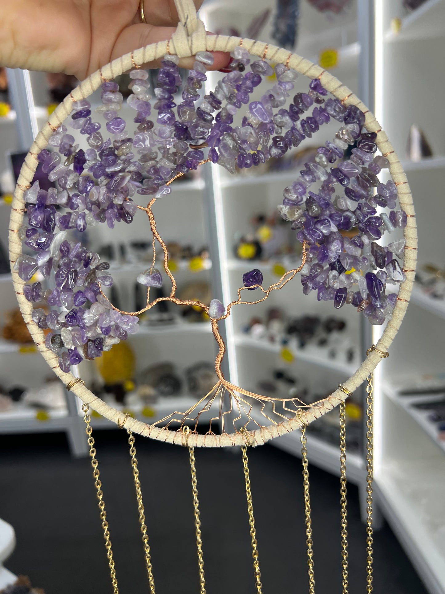 Amethyst Tree of Life Suncatcher