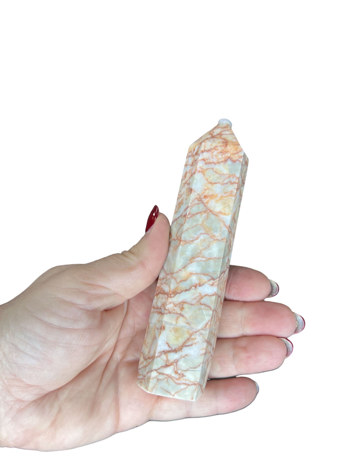 Red Vein Jasper Tower