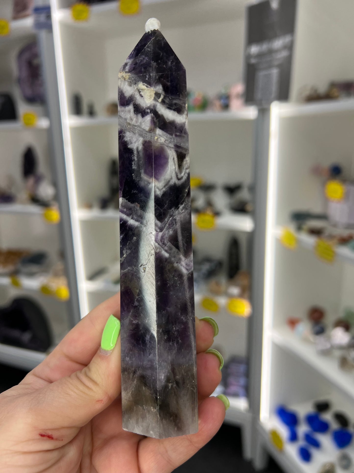 Chevron / Dream Amethyst Tower