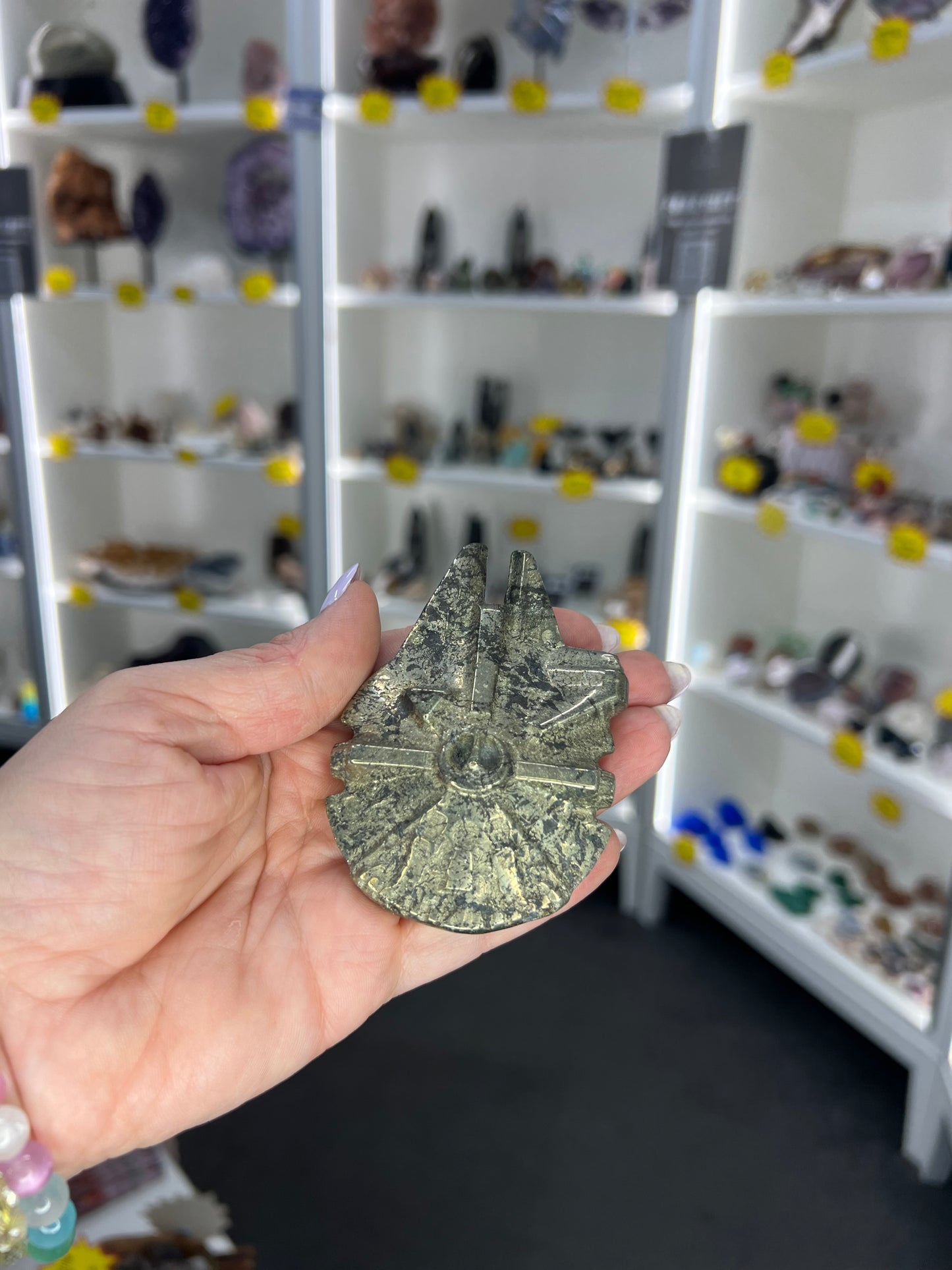 Pyrite Millennium Falcon