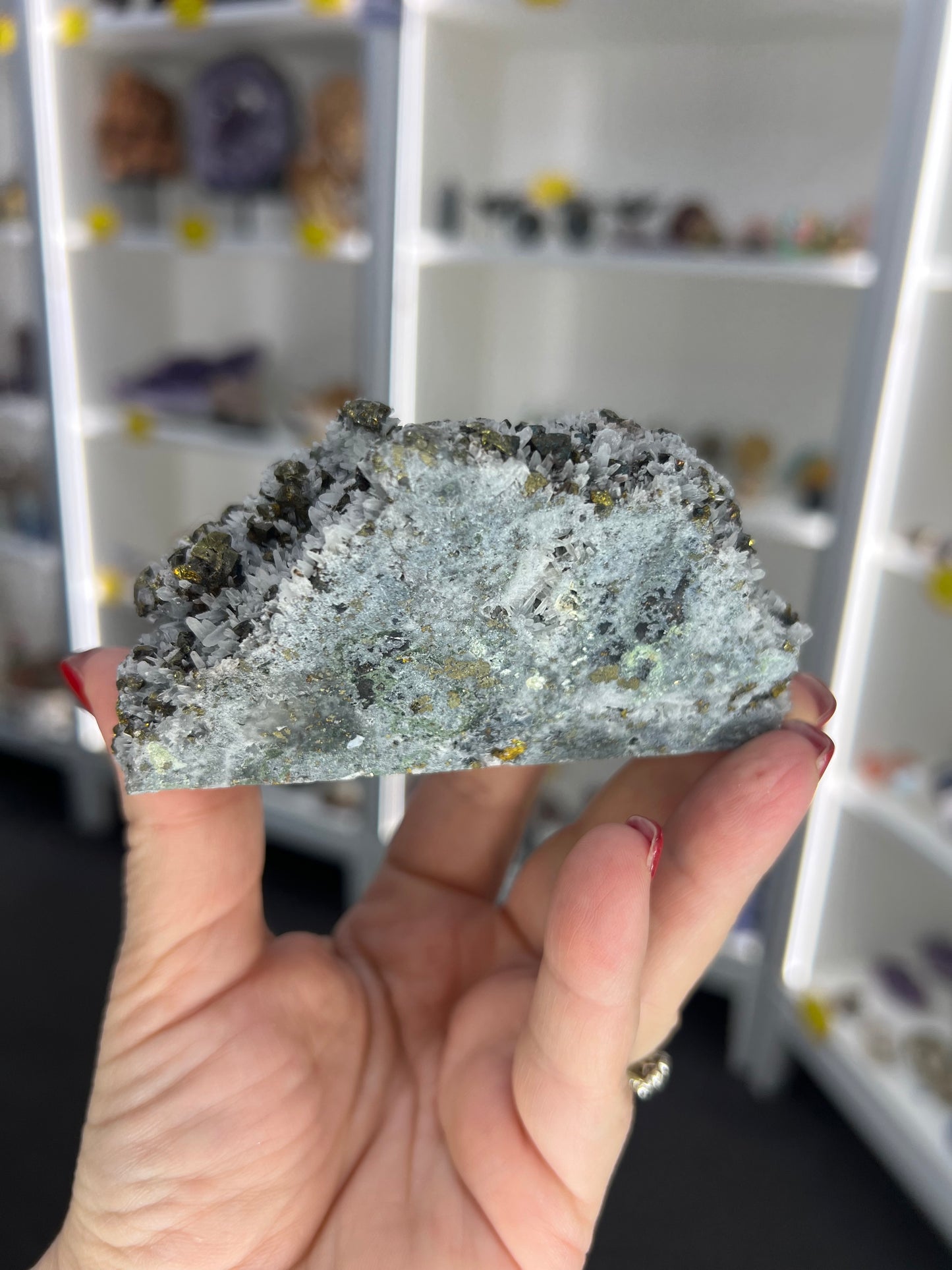 Pyrite and Quartz Cluster