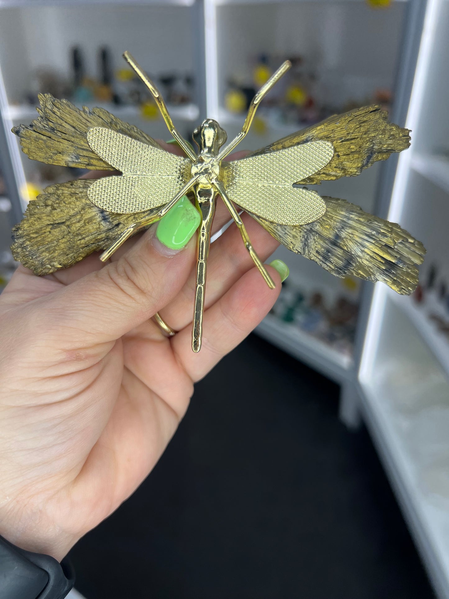 Aura Kyanite Dragonfly