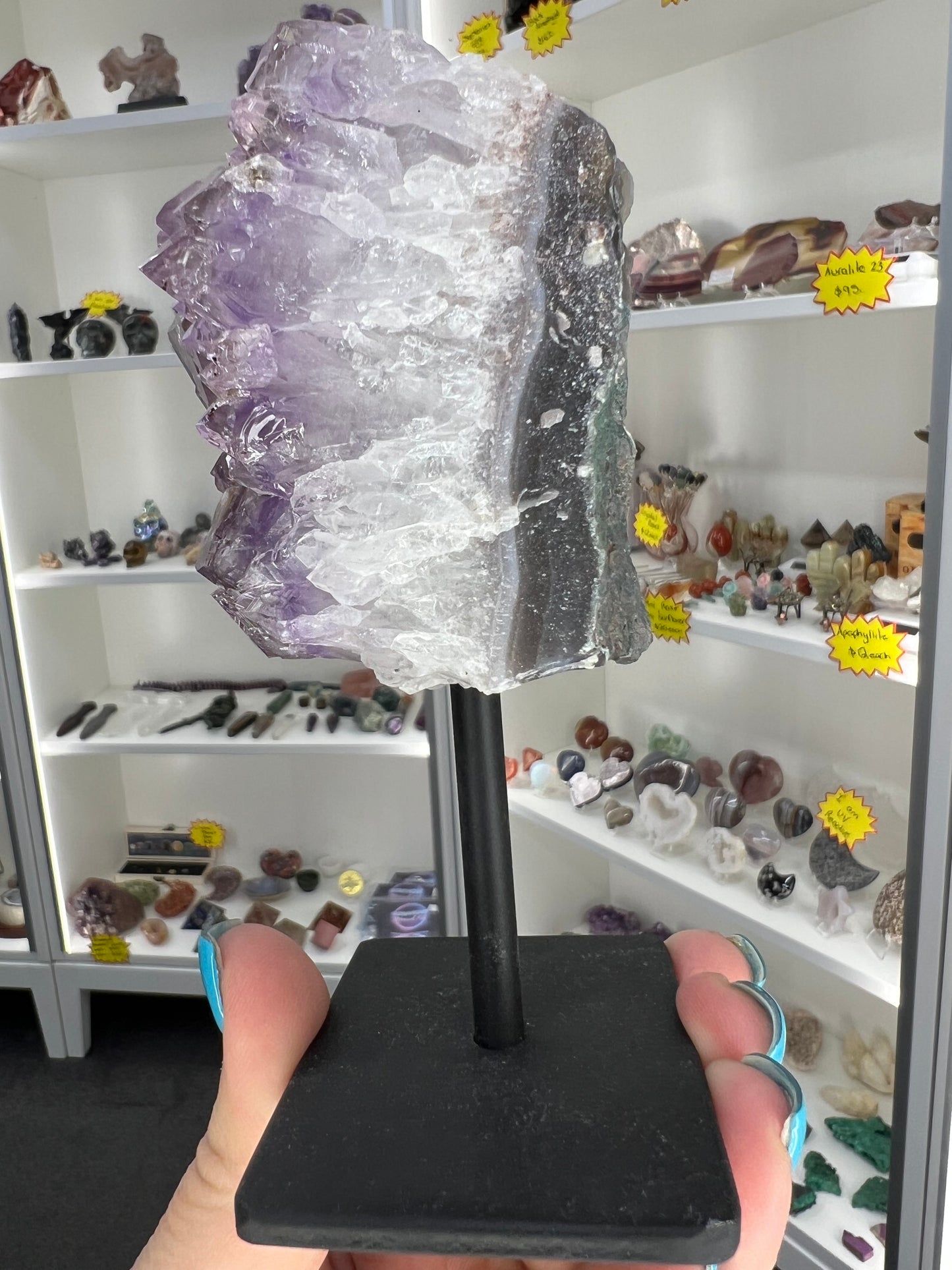 Amethyst Cluster on Stand