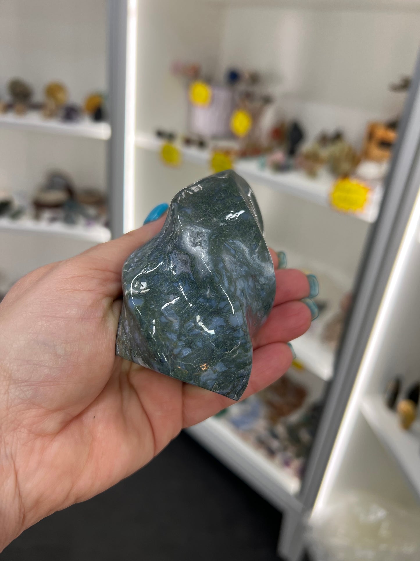 Moss Agate Flame