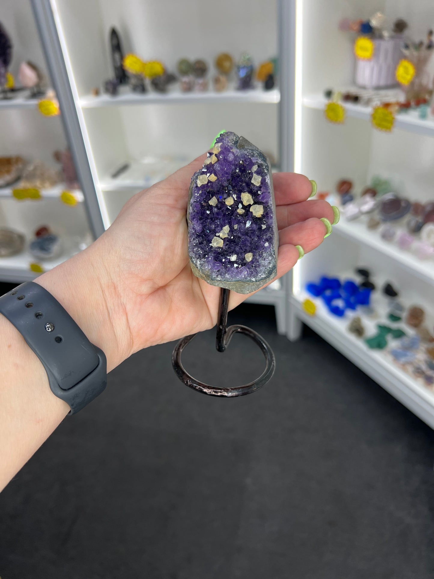 Amethyst Cluster on Stand