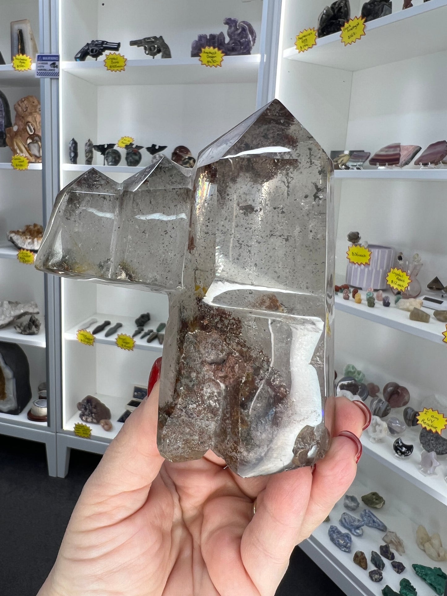 Garden Quartz Triple Point Tower