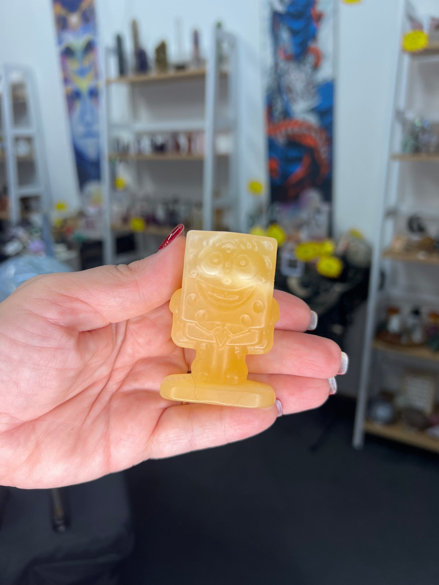 Honey Calcite SpongeBob