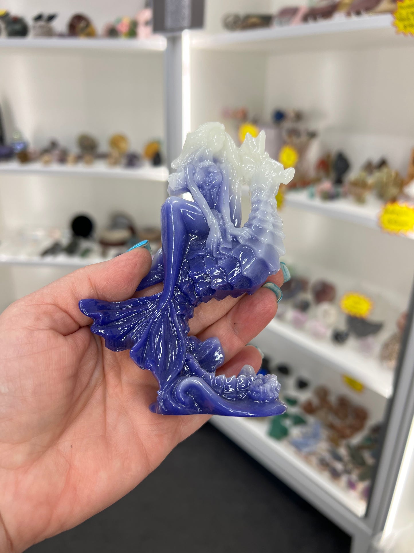 Luminous Mermaid on Seahorse (Glow in the Dark)