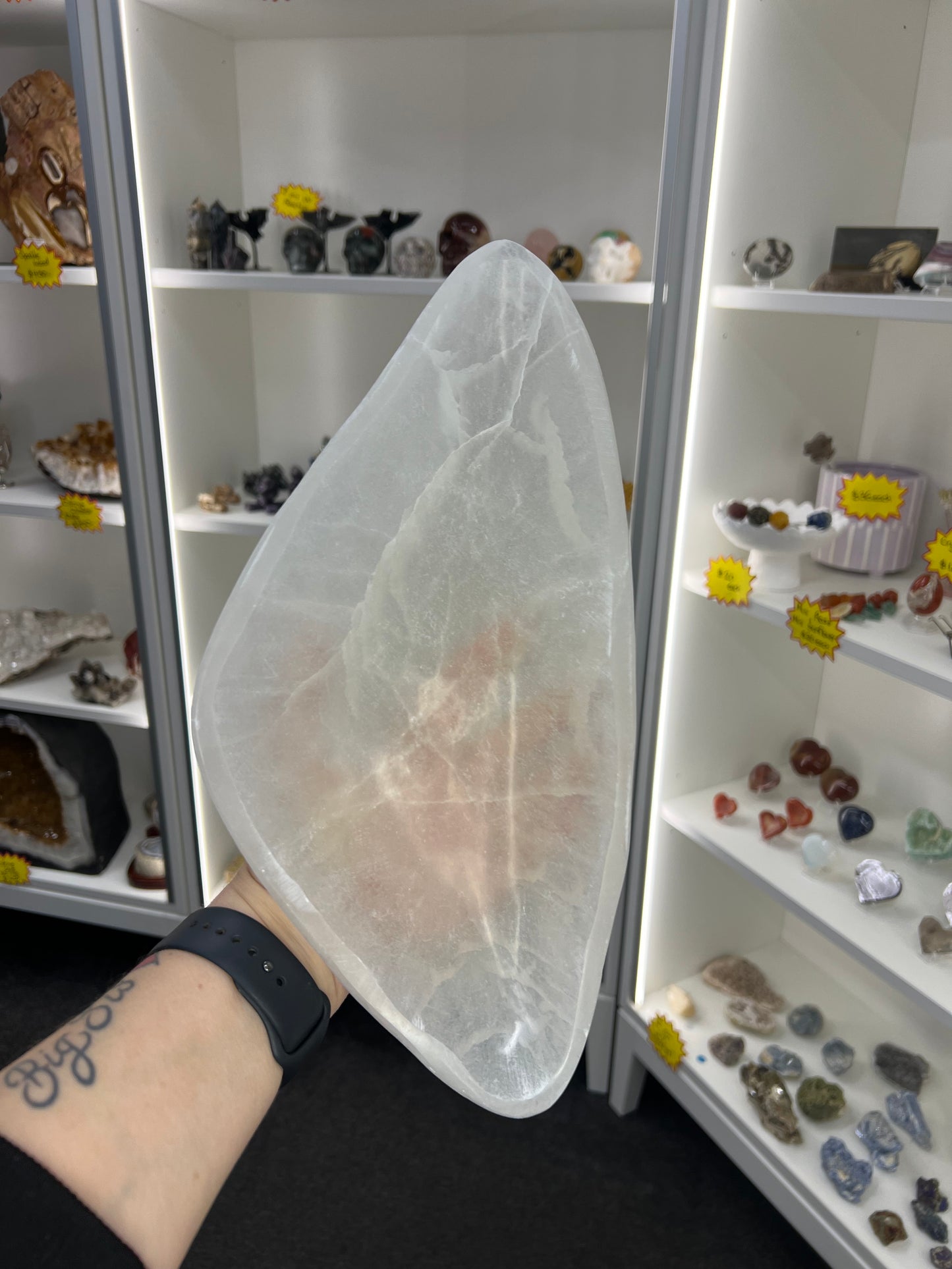 Selenite Tray