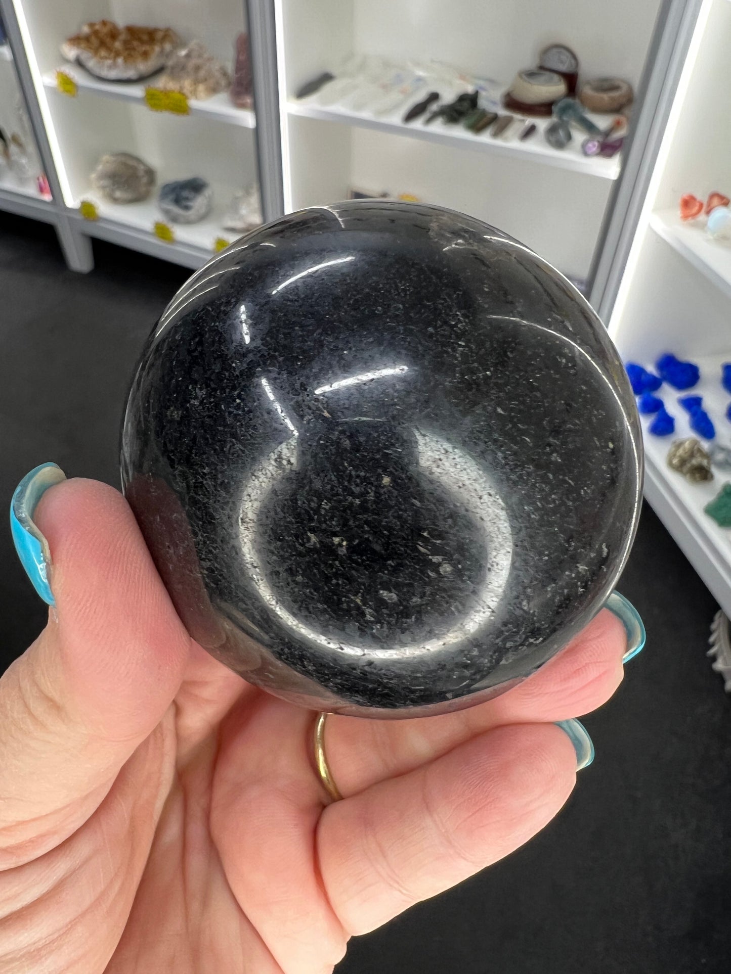 Black Tourmaline Sphere with Stand