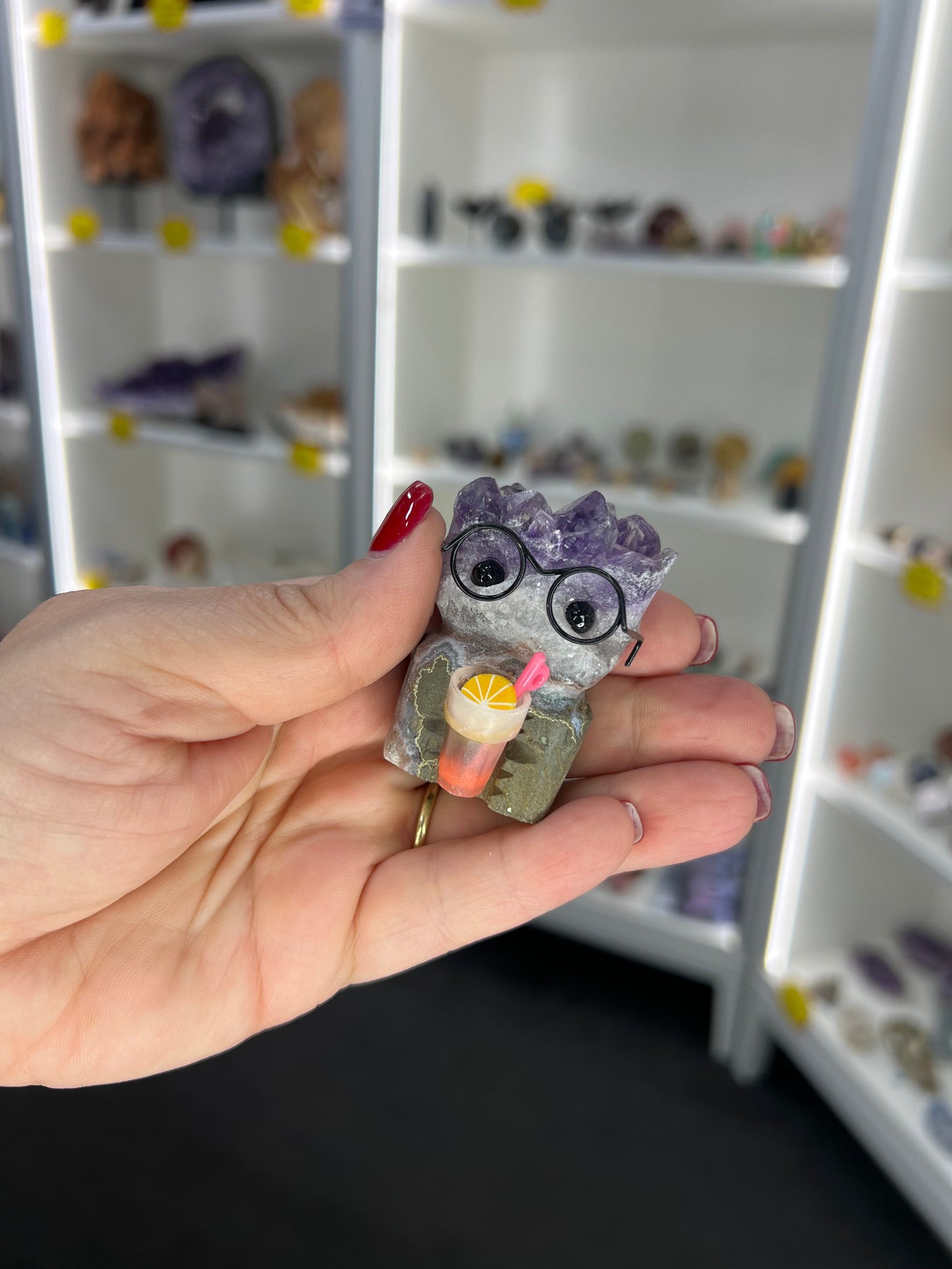 Amethyst Cluster Little Guy