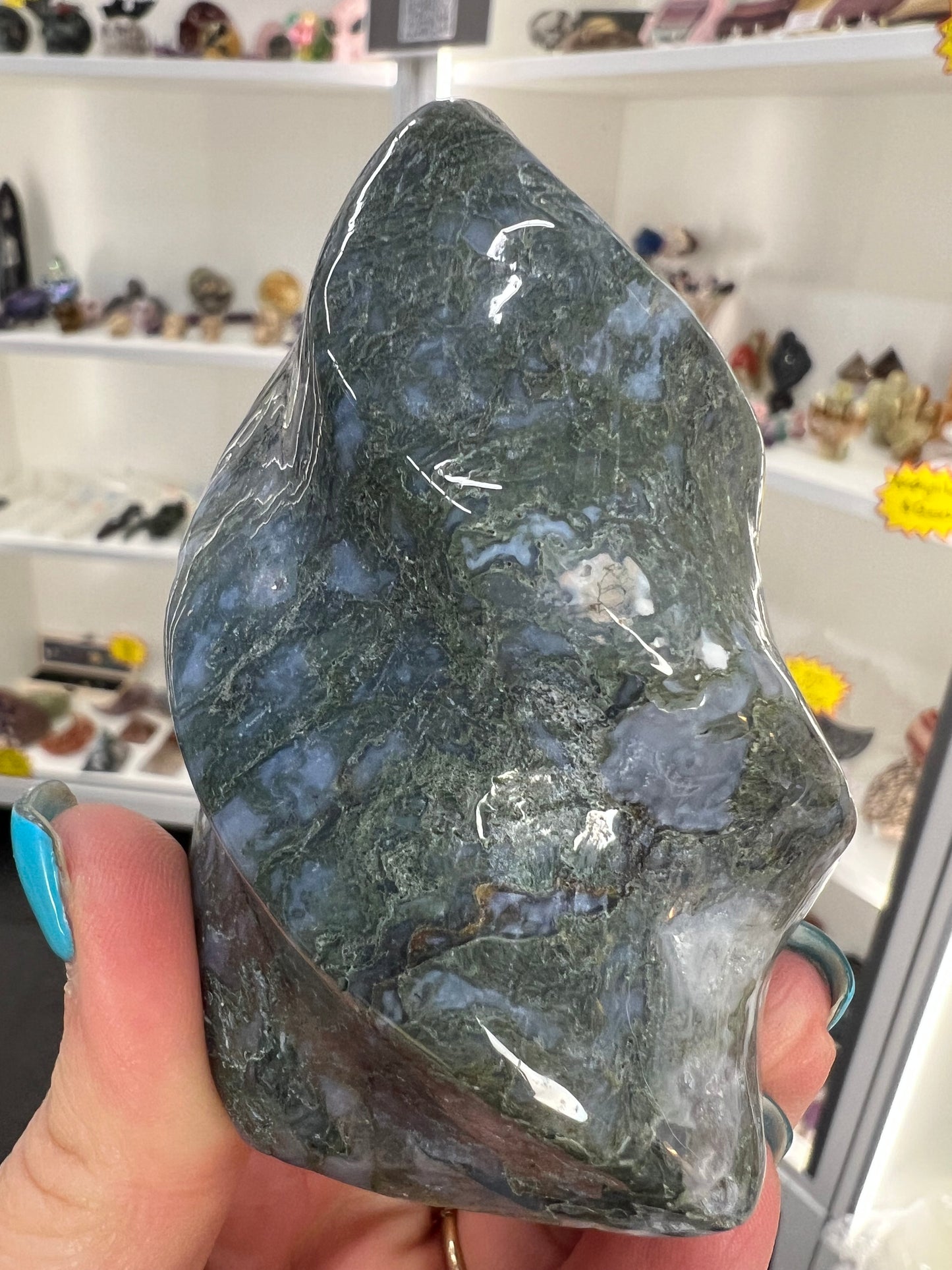 Moss Agate Flame