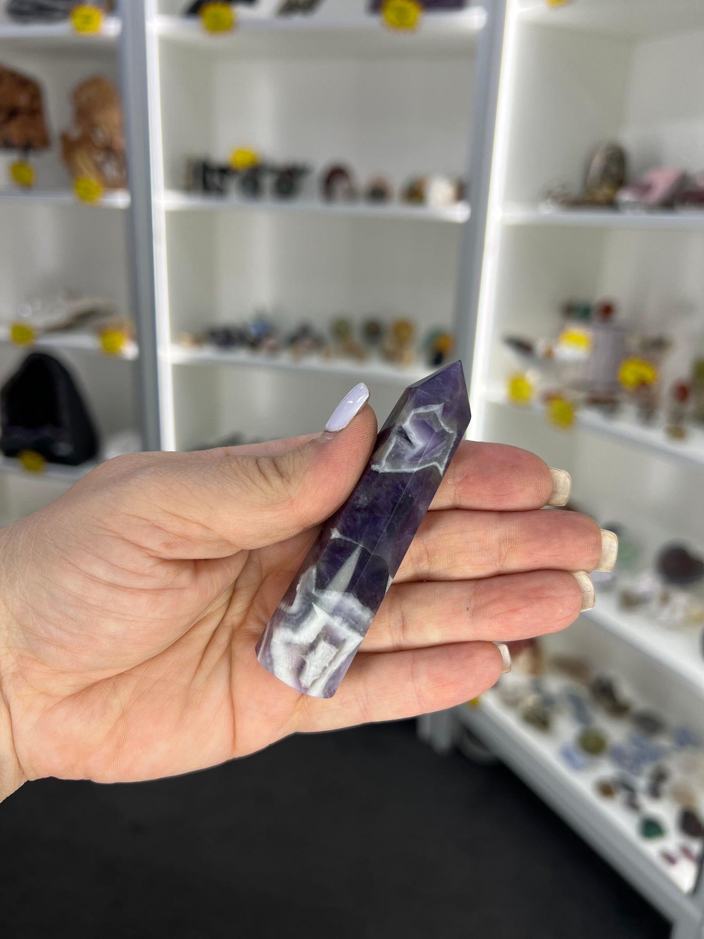 Chevron / Dream Amethyst Tower