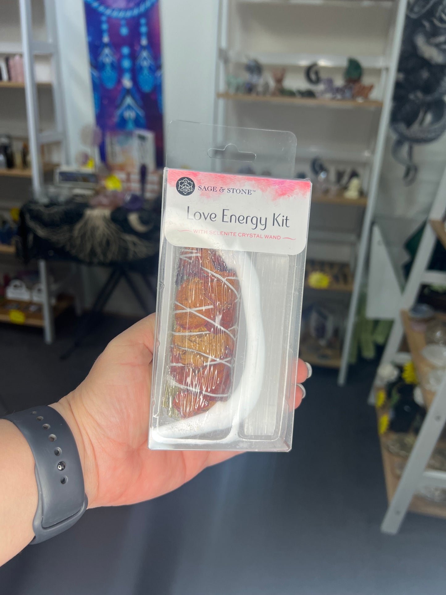 Sage and Selenite Love Energy Kit
