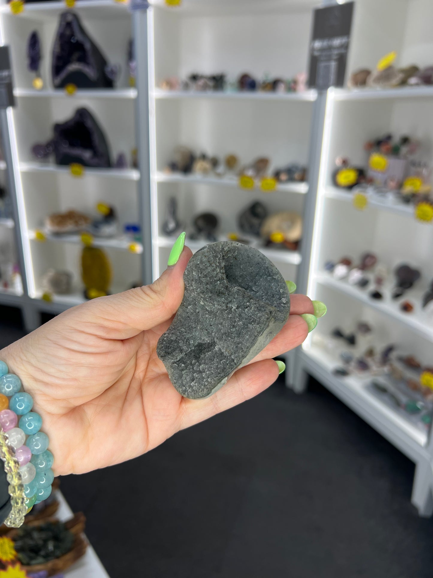 Black Amethyst Cluster