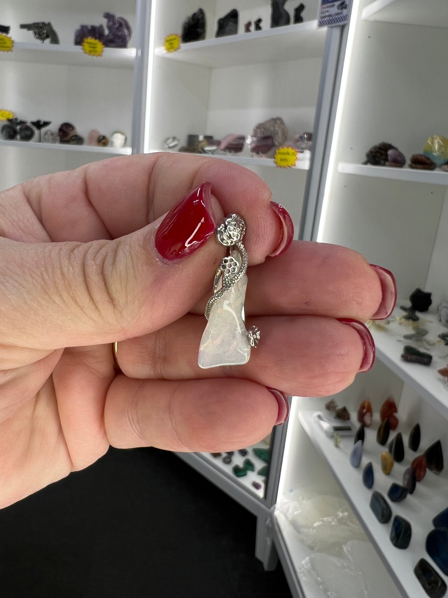 Opal Pendant (Sterling Silver)