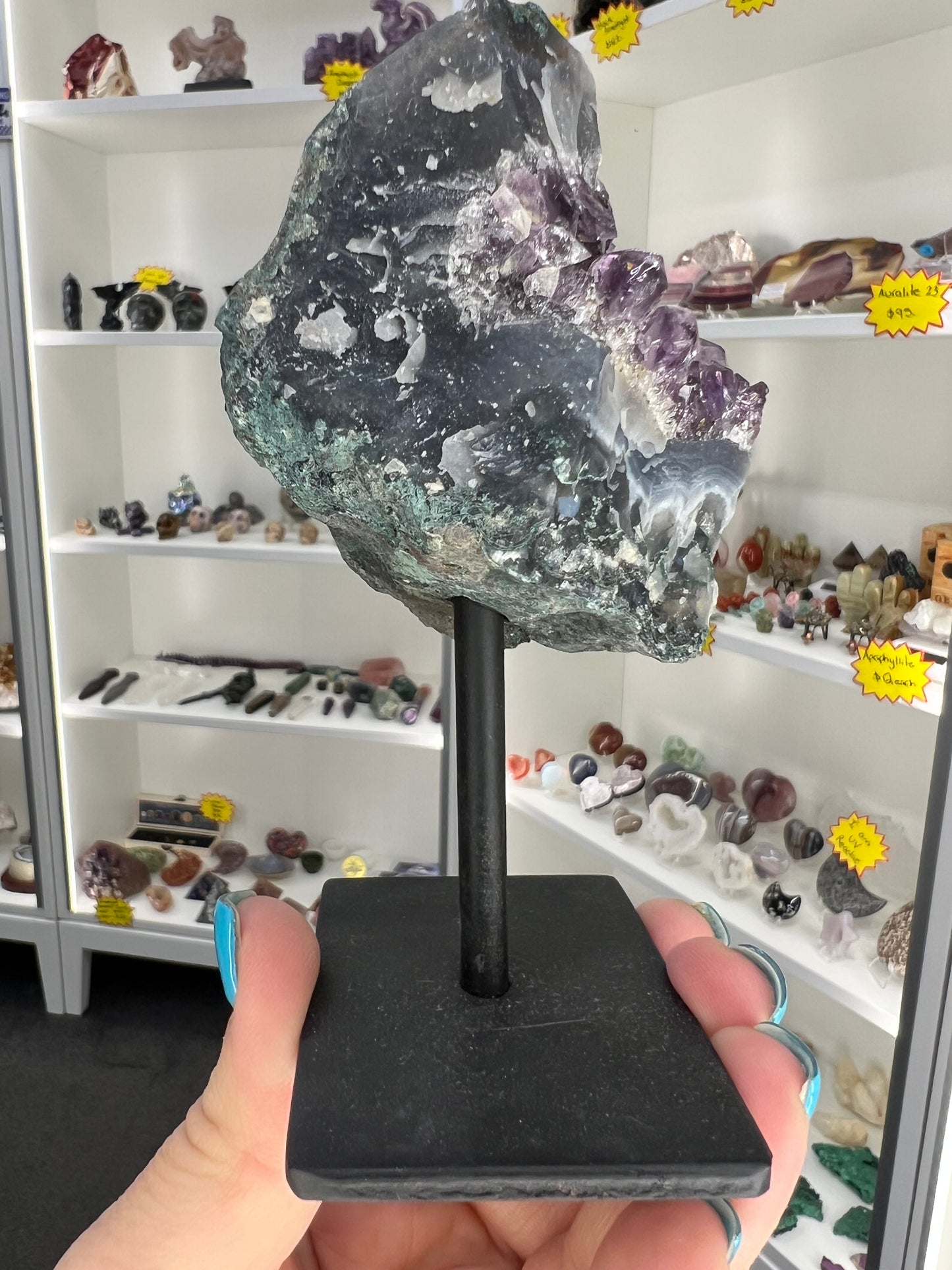 Amethyst Cluster on Stand