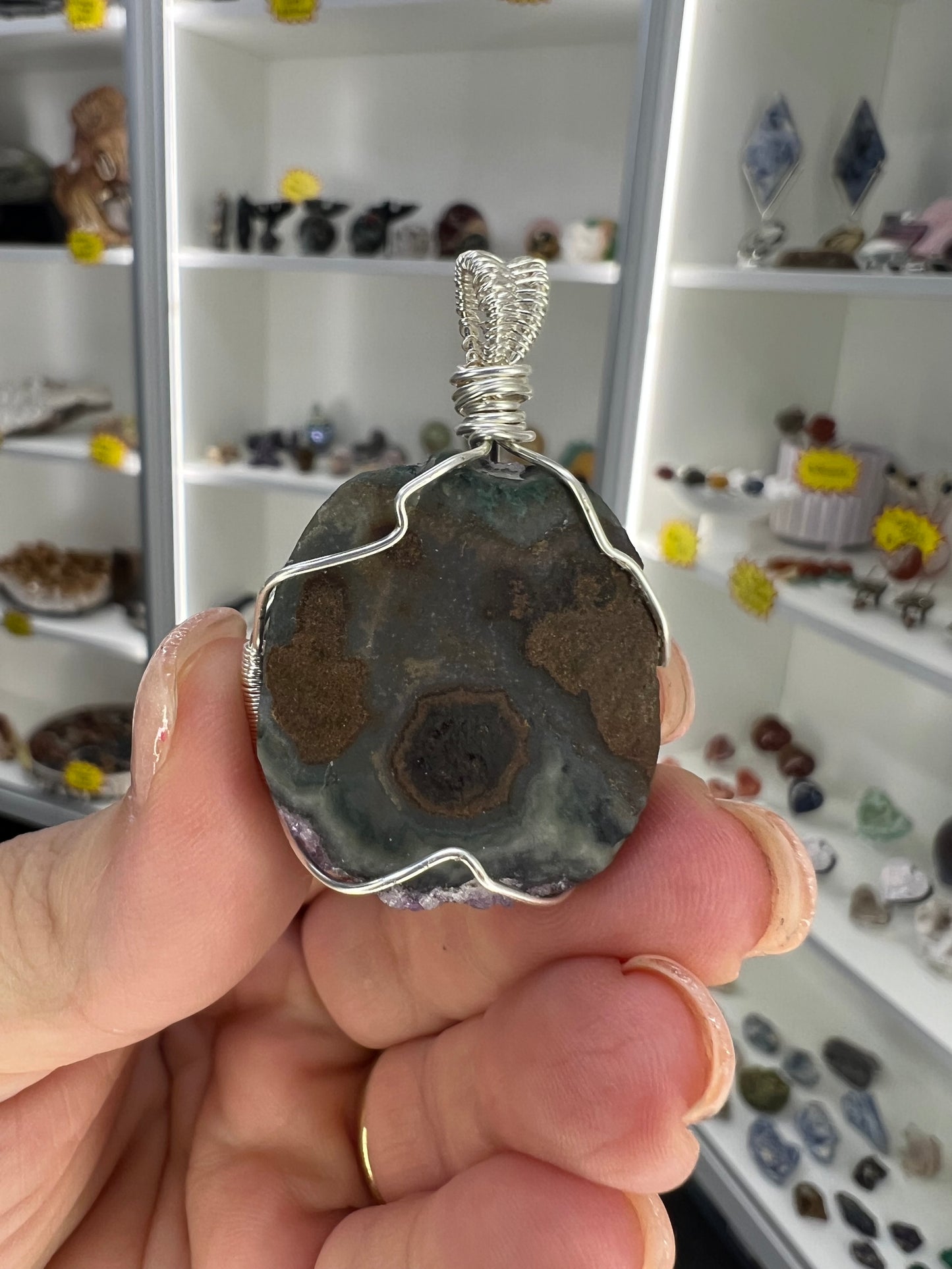 Amethyst Cluster Pendant
