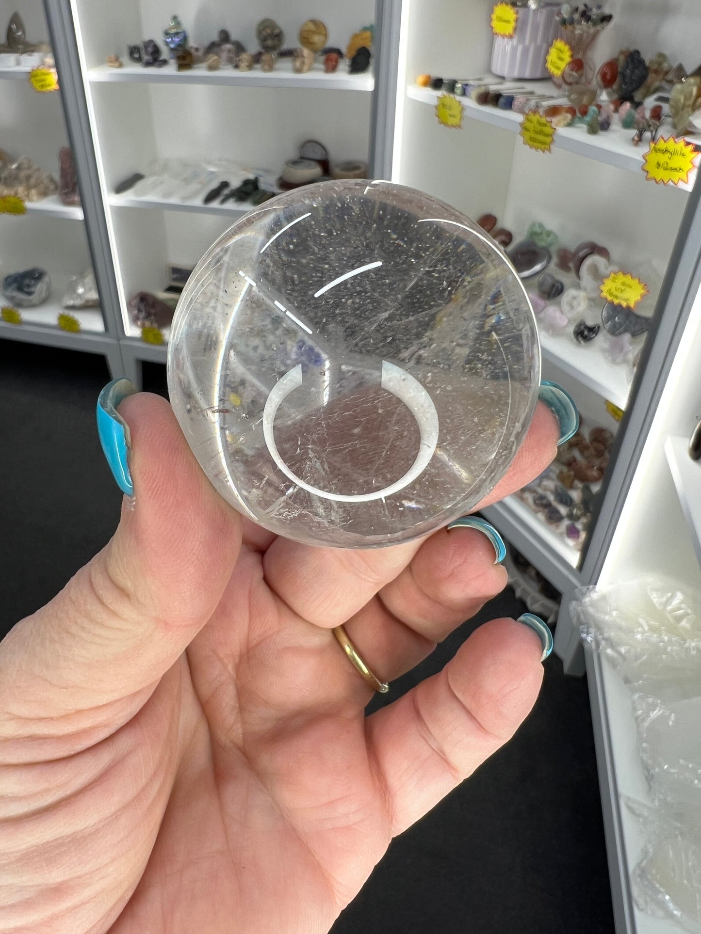 Clear Quartz Sphere with Stand