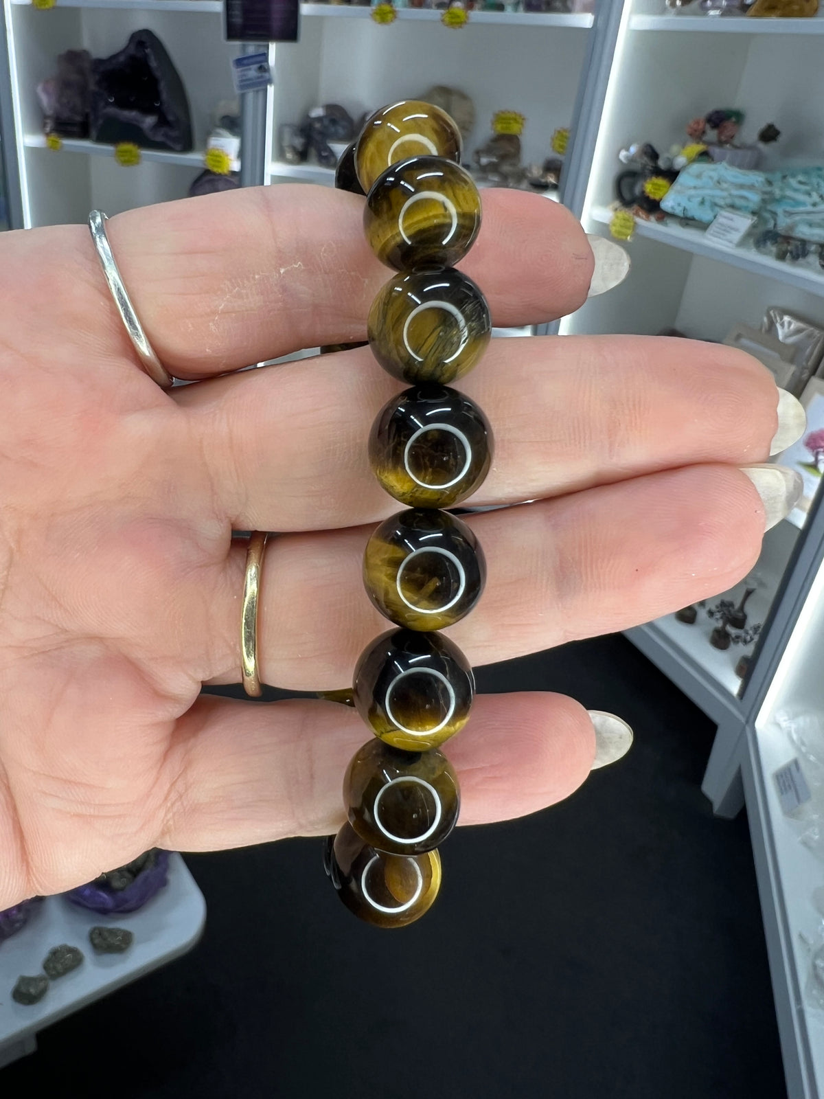 Tigers Eye 12mm Bracelet