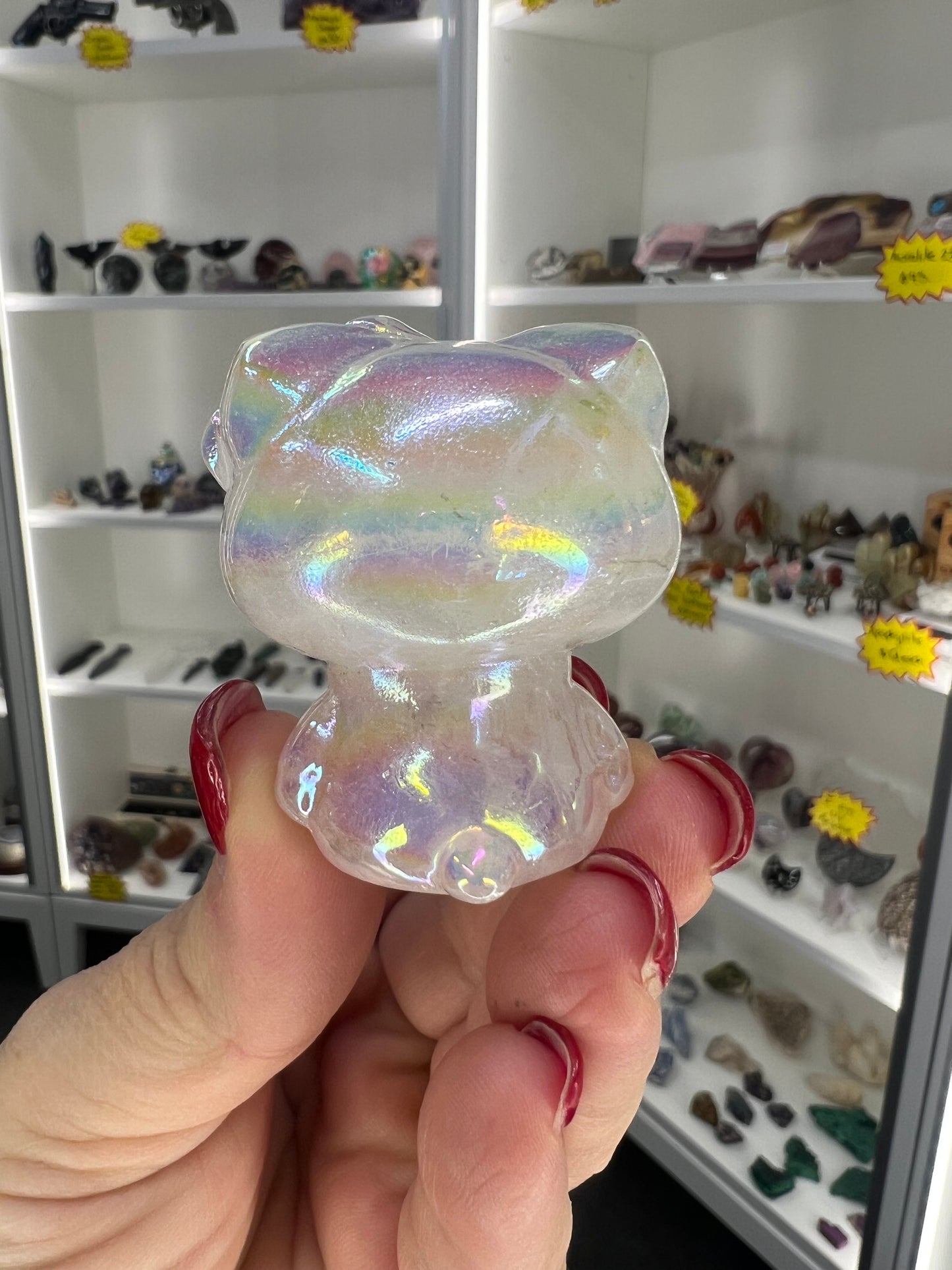Aura Rose Quartz Hello Kitty