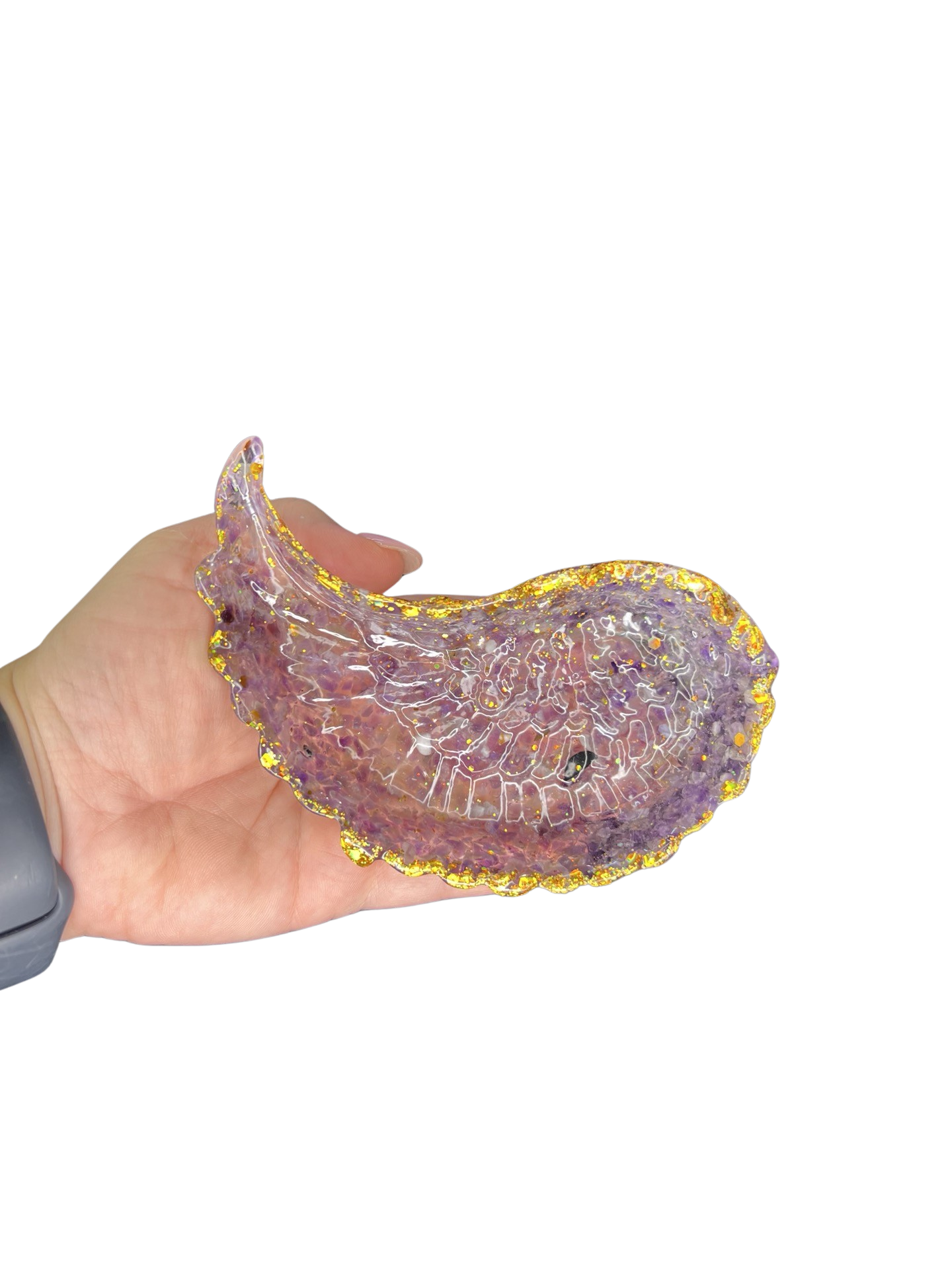 Amethyst in Resin Bowl