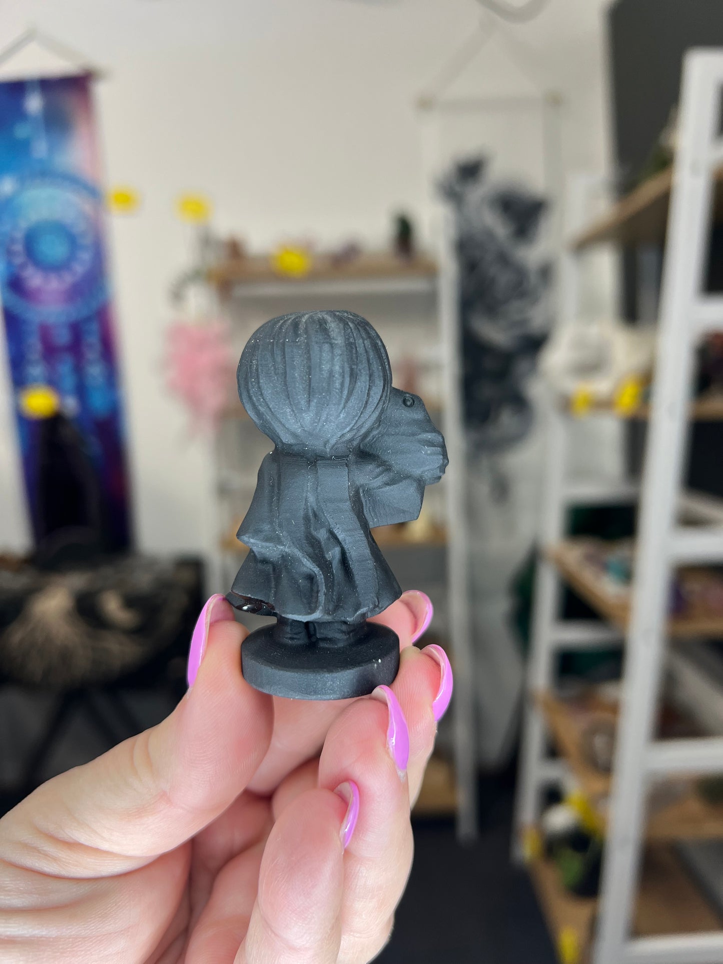 Black Obsidian Harry Potter with Hedwig