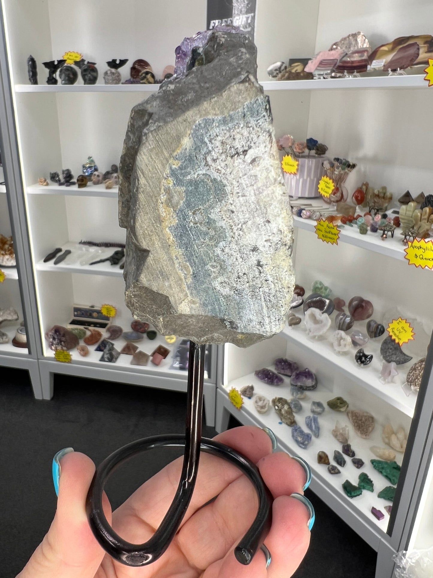 Amethyst Cluster on Stand