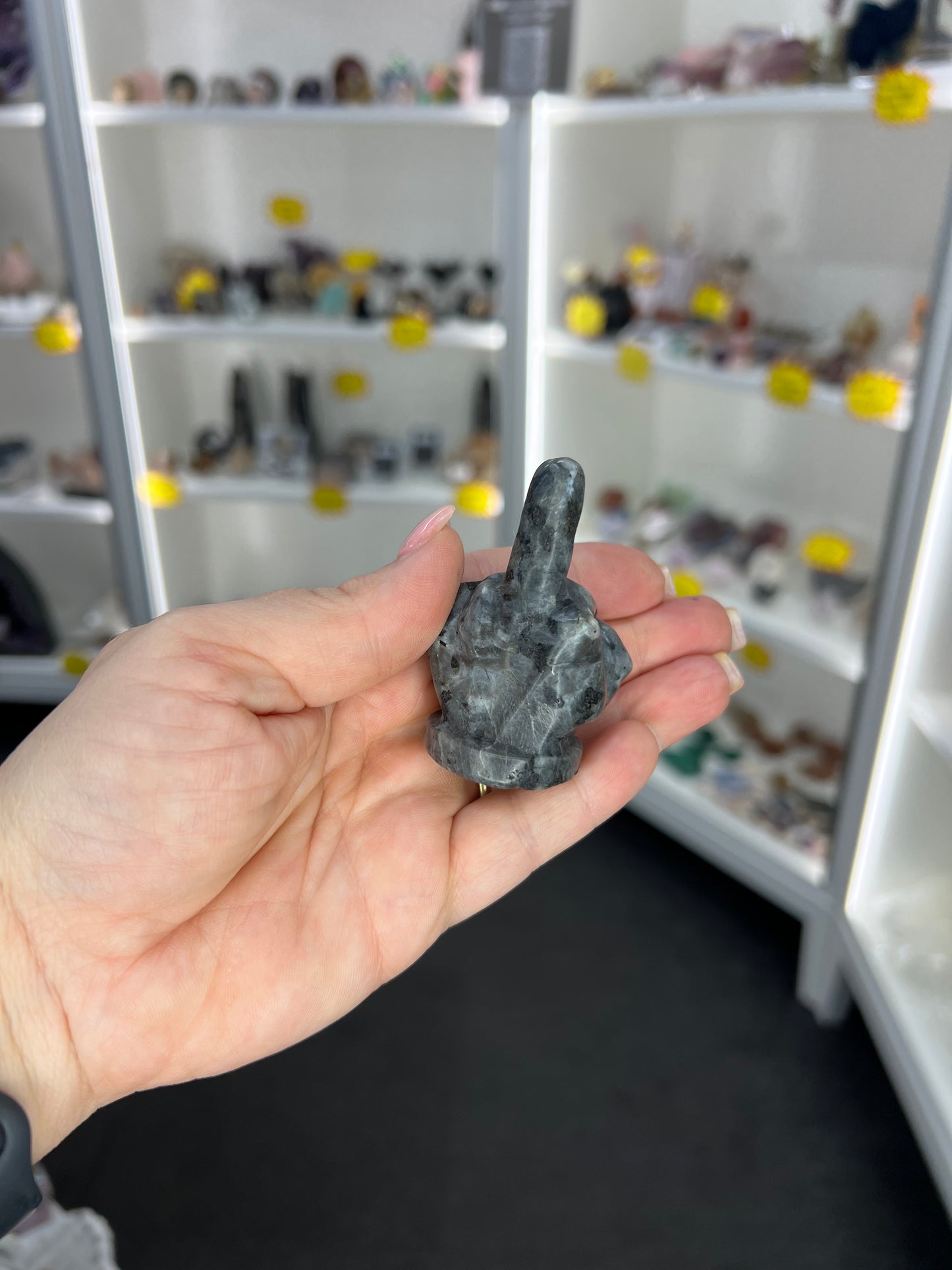 Larvikite Middle Finger