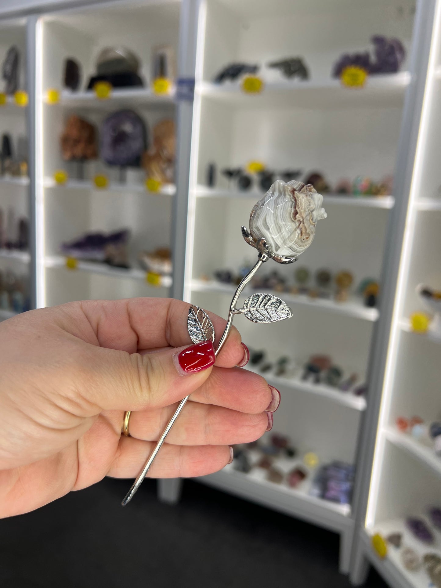 Mexican Lace Agate Forever Rose