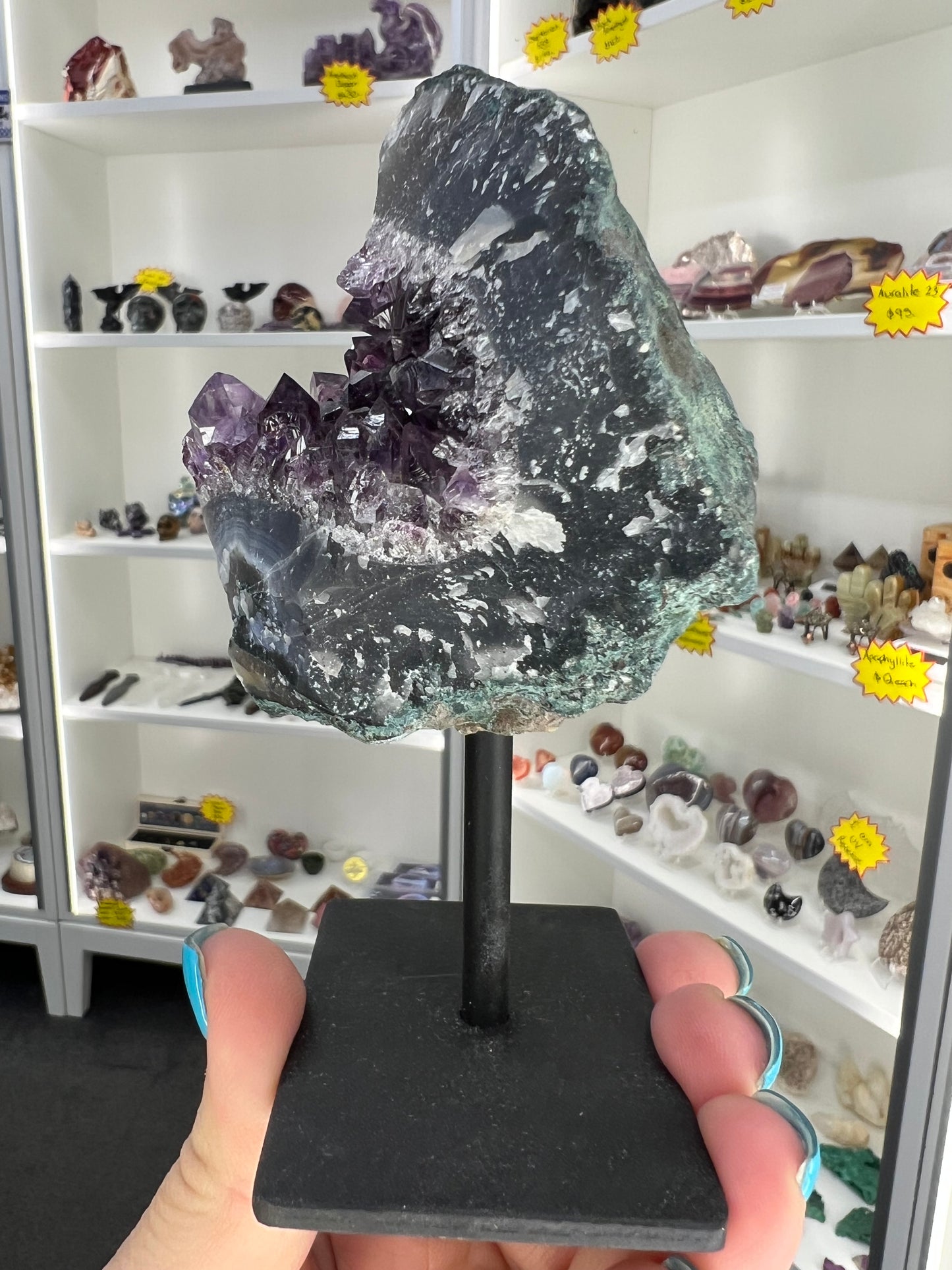 Amethyst Cluster on Stand