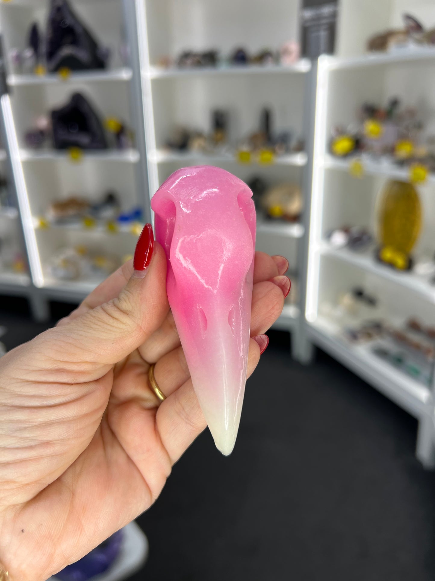 Luminous Crow Skull (Glow in the Dark)